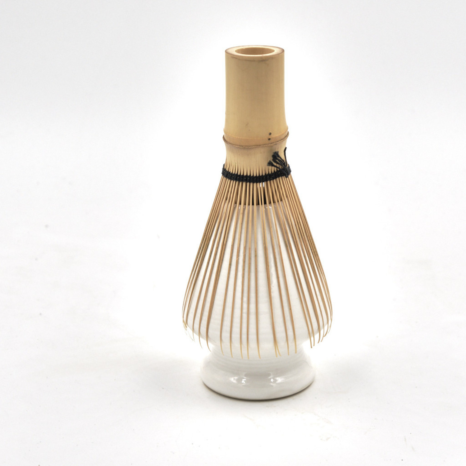 Long Bamboo Matcha Whisk (Chasen) with a Stand