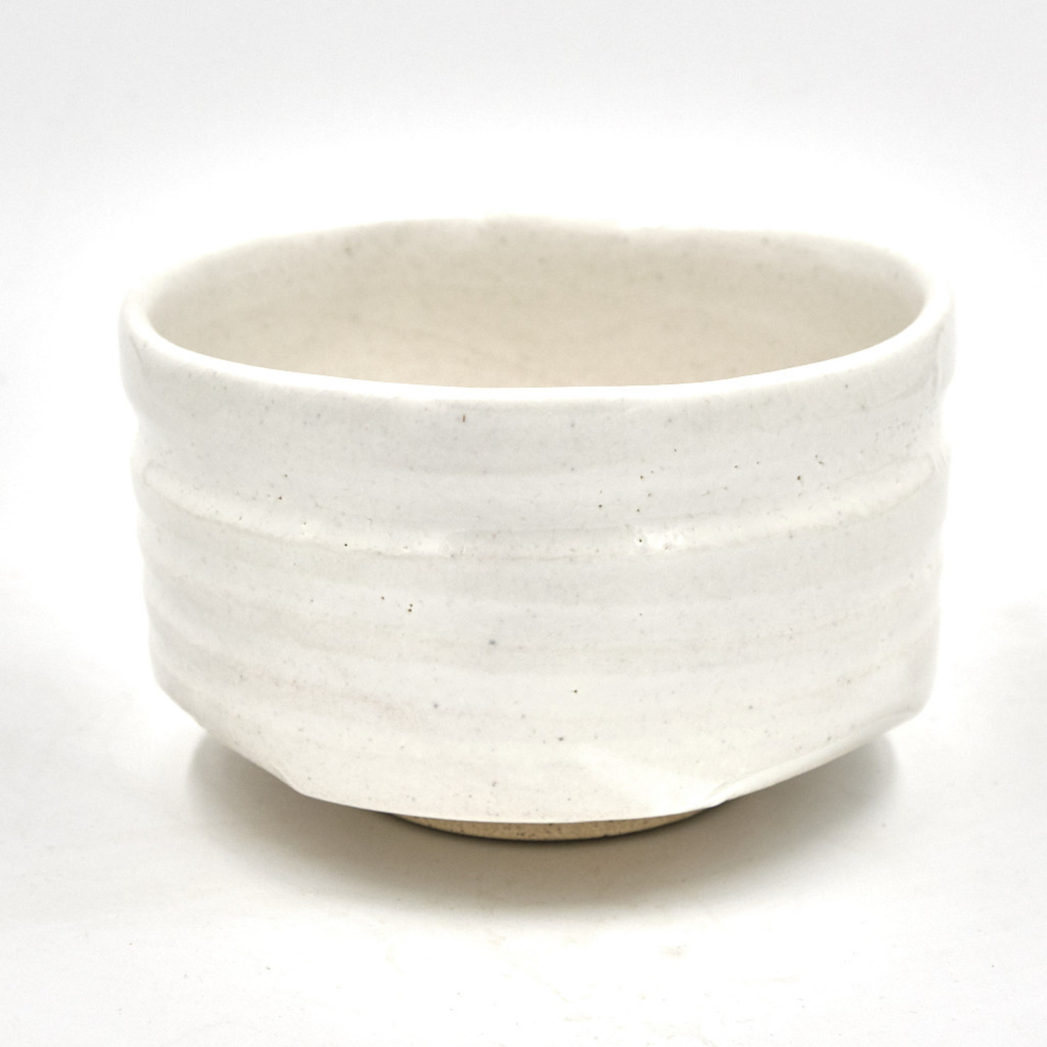 Matcha Bowl  Elegant White Chawan for Perfect Matcha Whisking