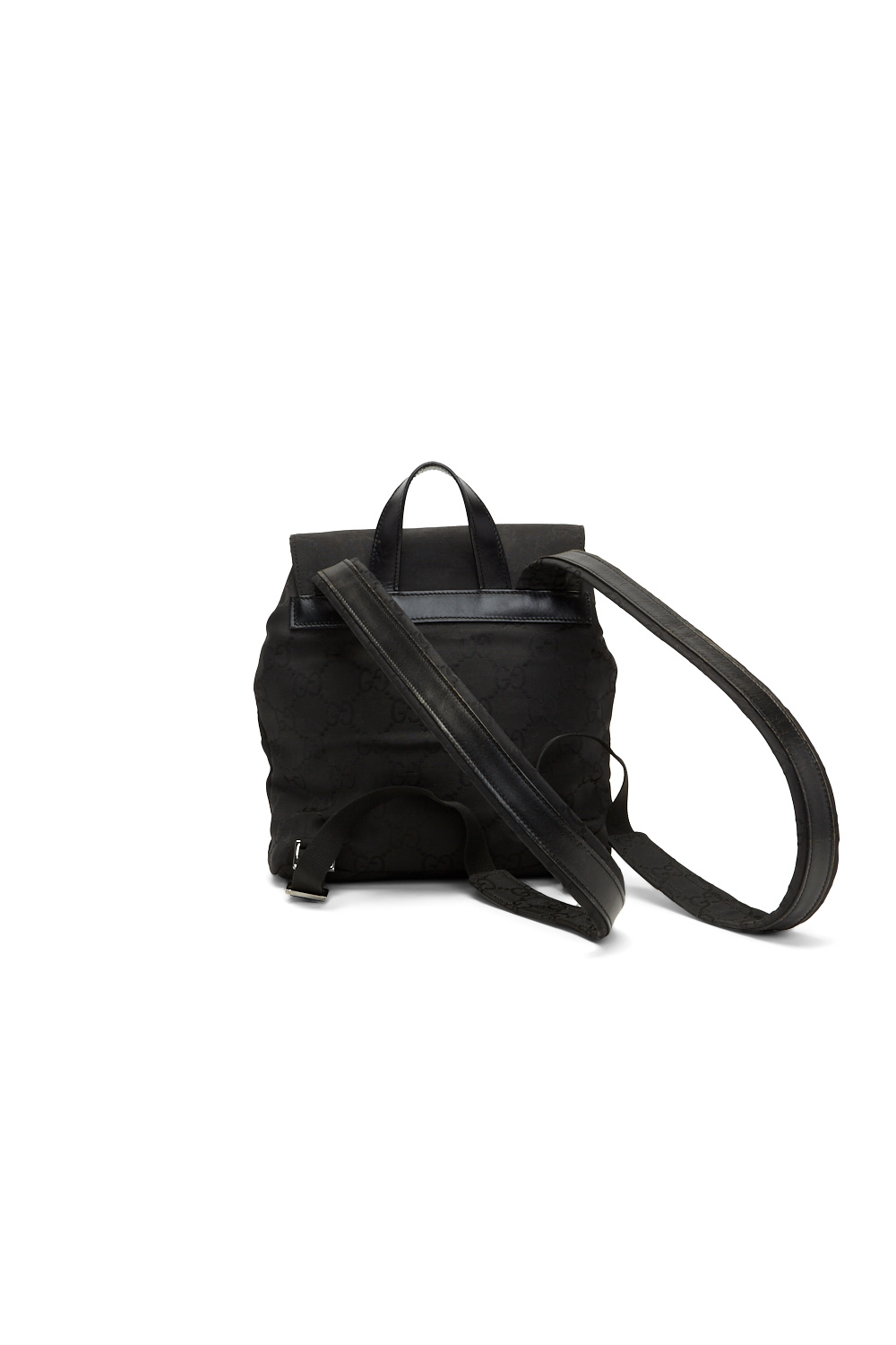 Gucci Vintage Black Mini Original G Canvas Backpack - RETYCHE