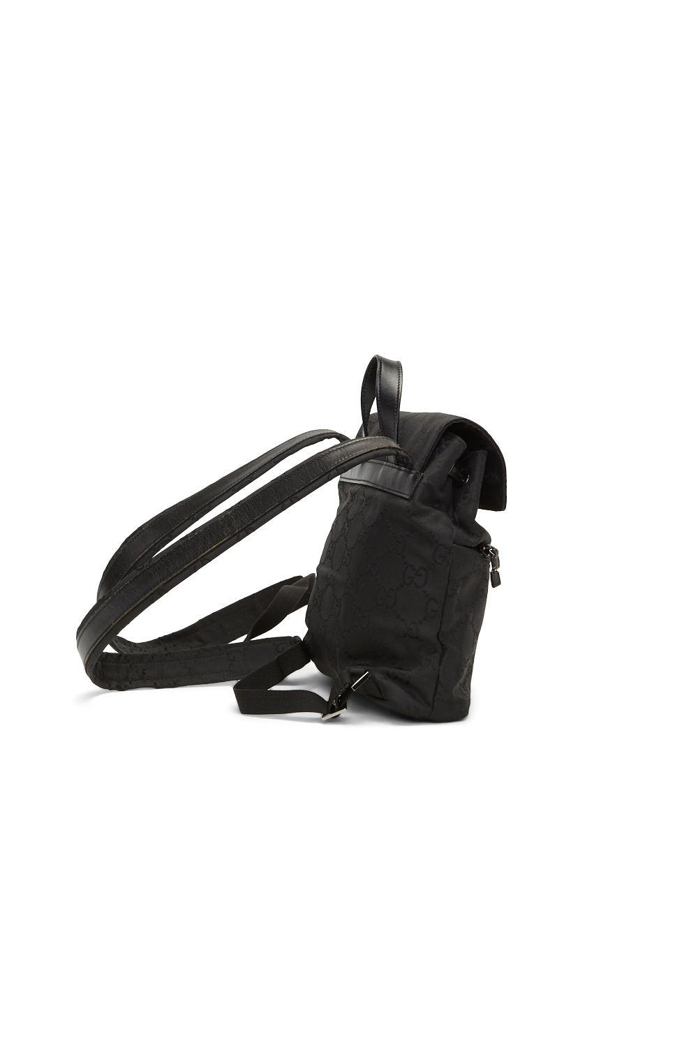 Gucci Vintage Black Mini Original G Canvas Backpack - RETYCHE
