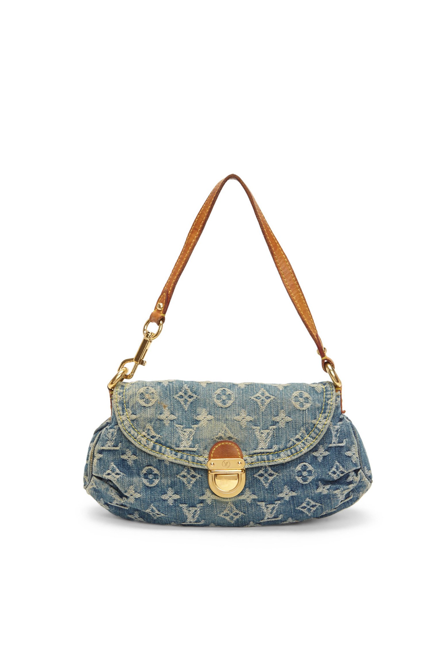 blue denim louis vuitton handbag