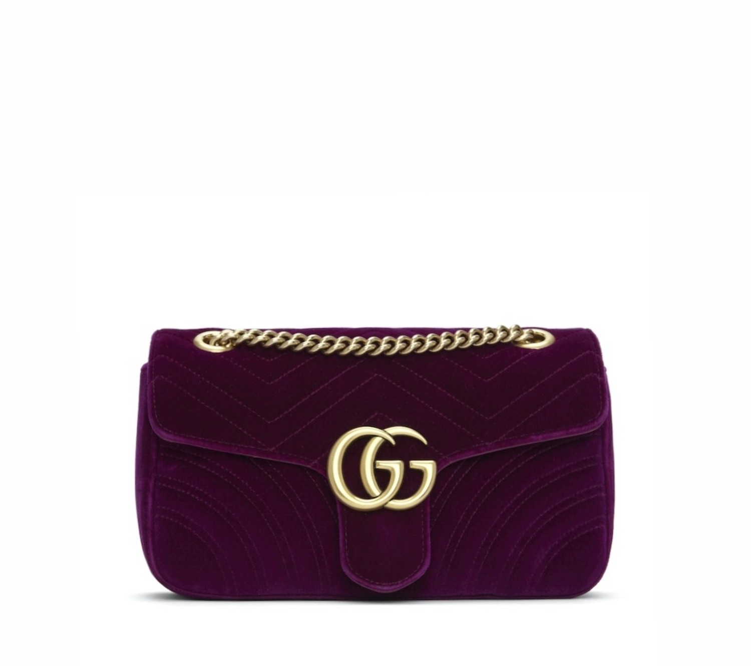 gucci velvet bag purple