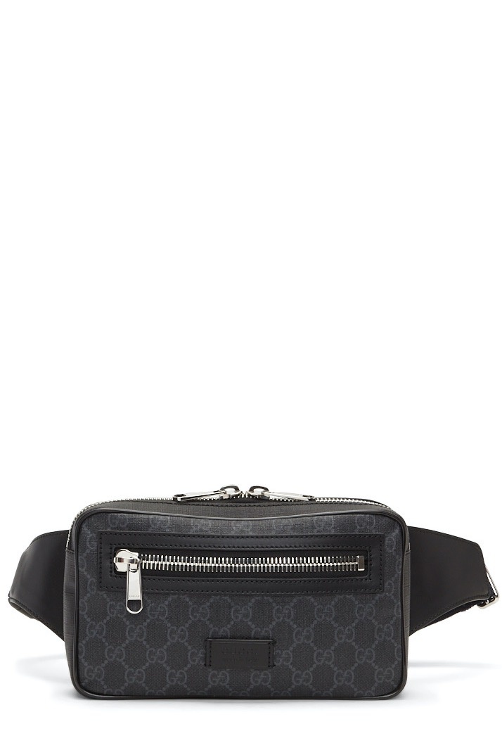 Gucci Black GG Supreme Belt Bag - RETYCHE