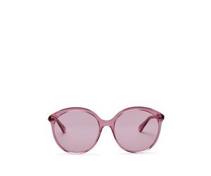 pink oversized gucci sunglasses