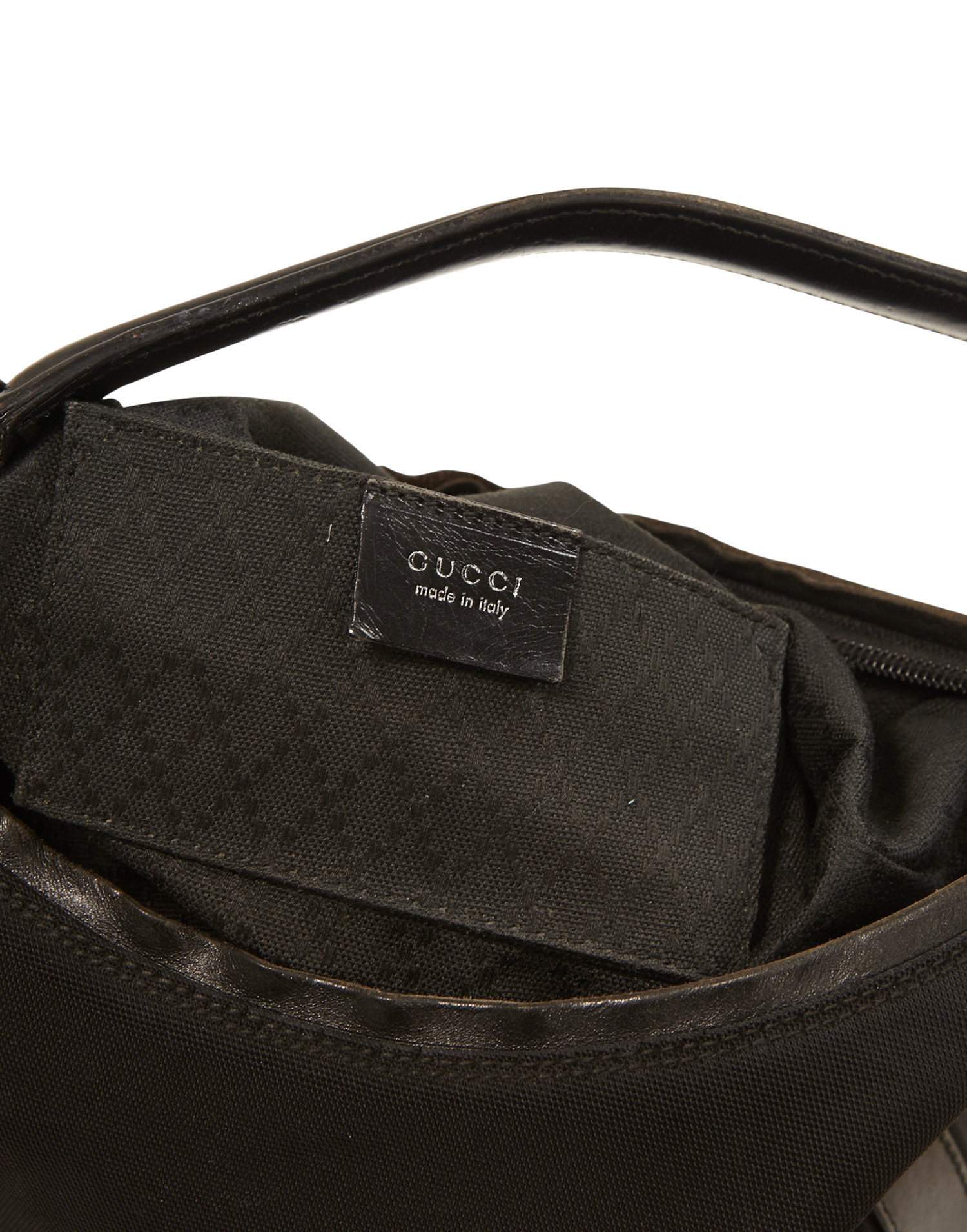 gucci messenger bag black canvas