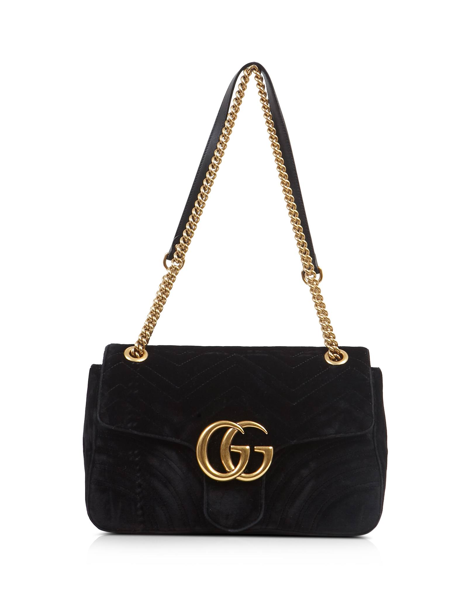 gucci black velvet bag