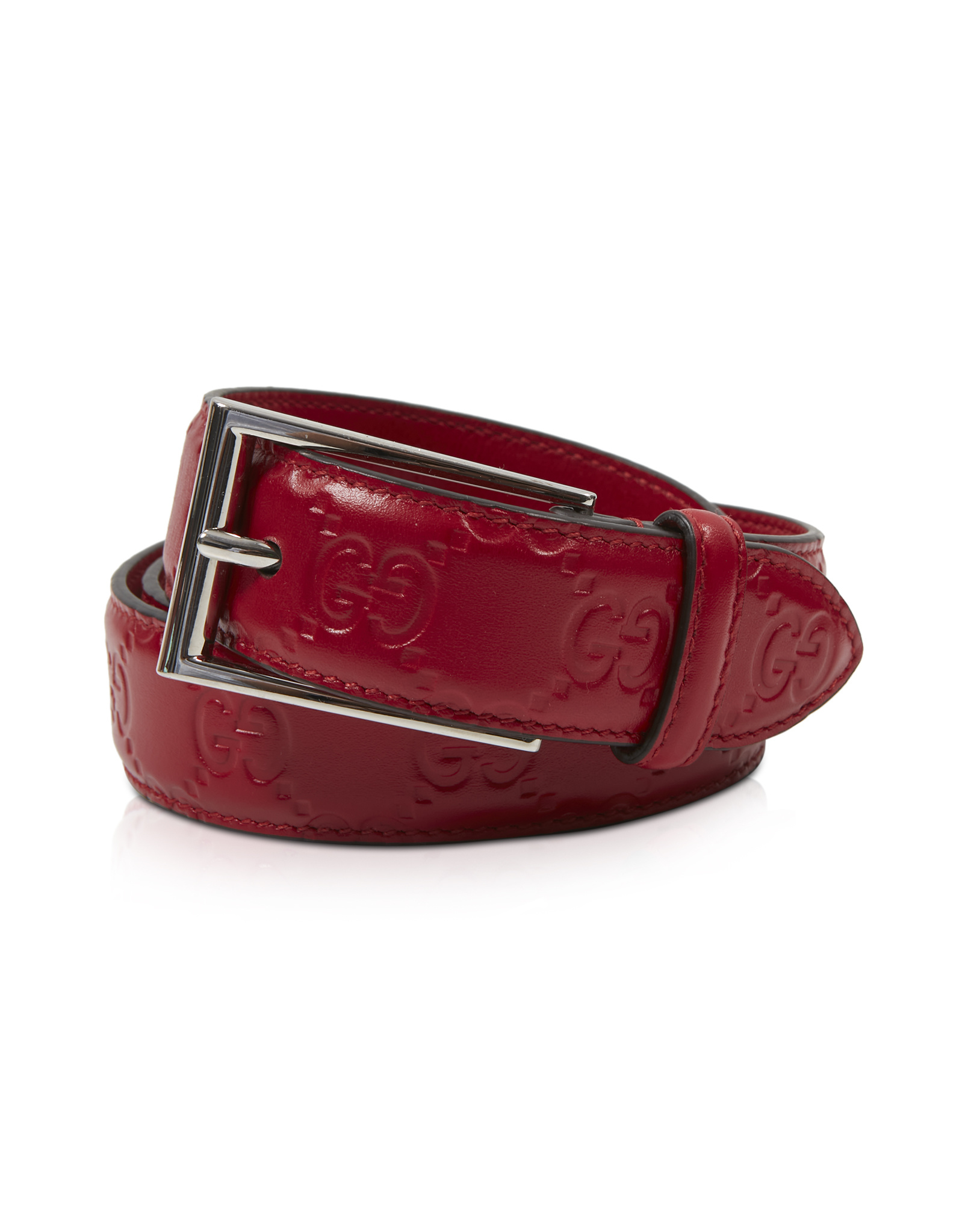 red leather gucci belt