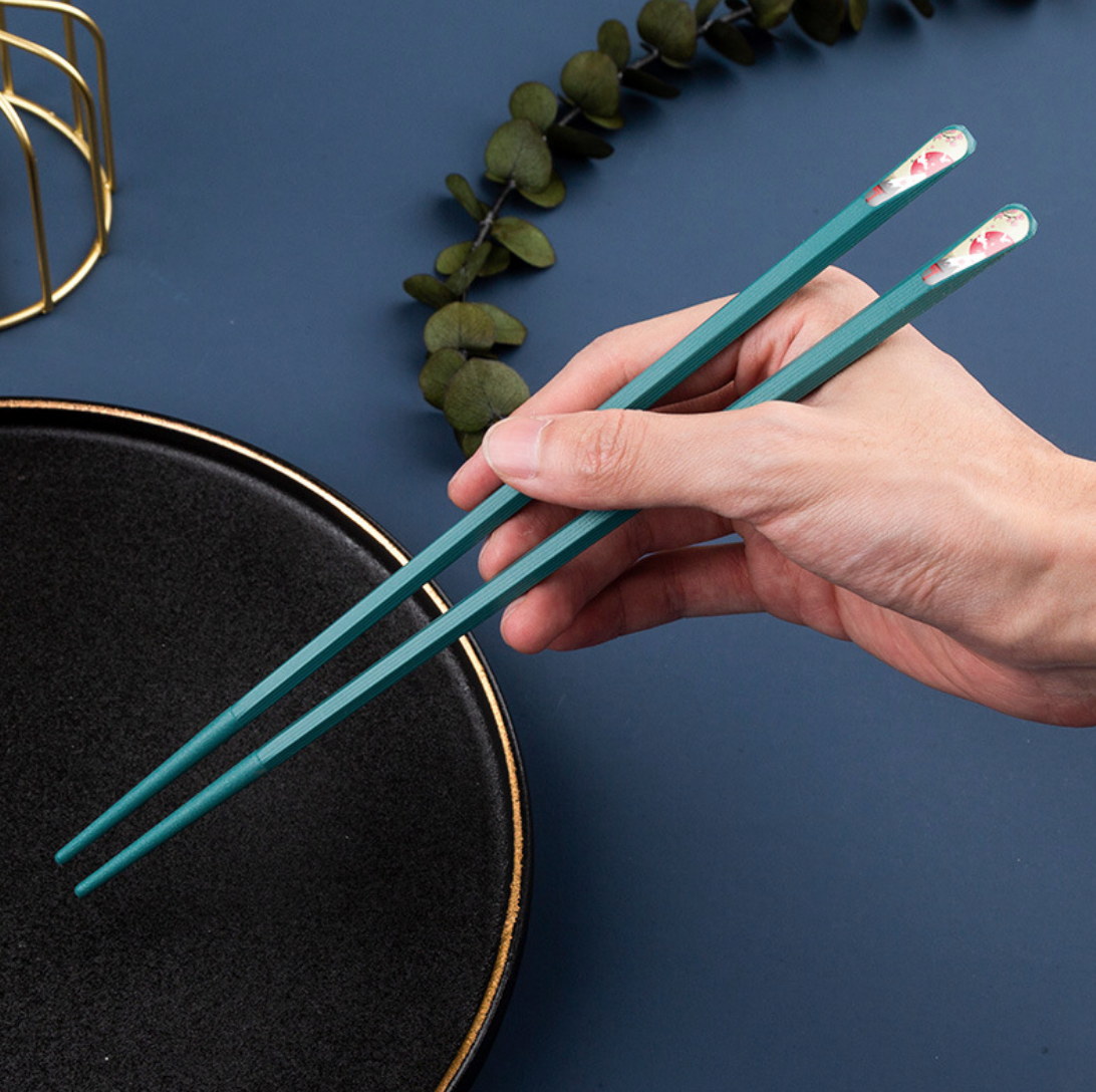 Colorful Steel 5 Chopstick Set Midori Gifts