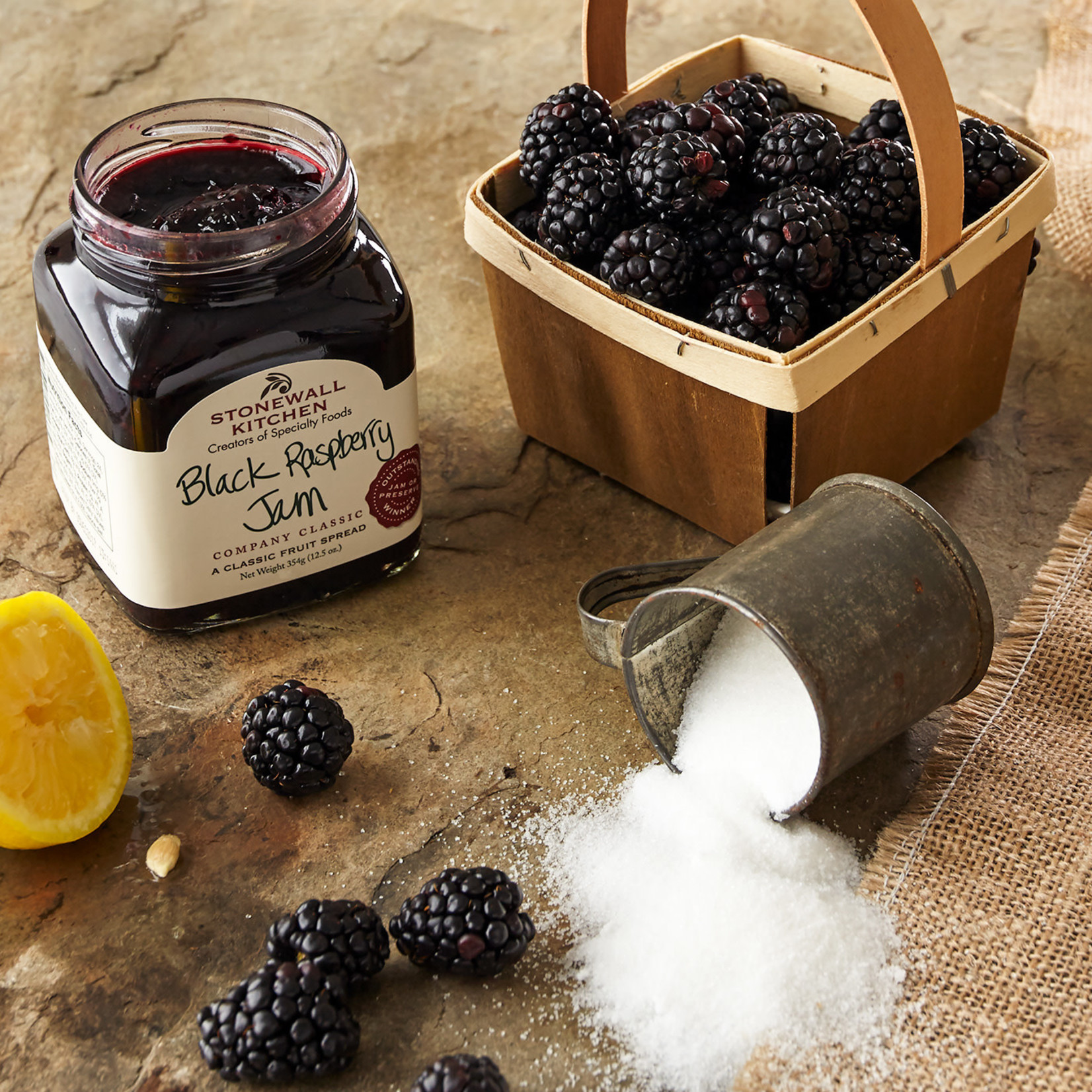 Stonewall Kitchen Black Raspberry Jam 12.5oz | Stonewall Kitchen