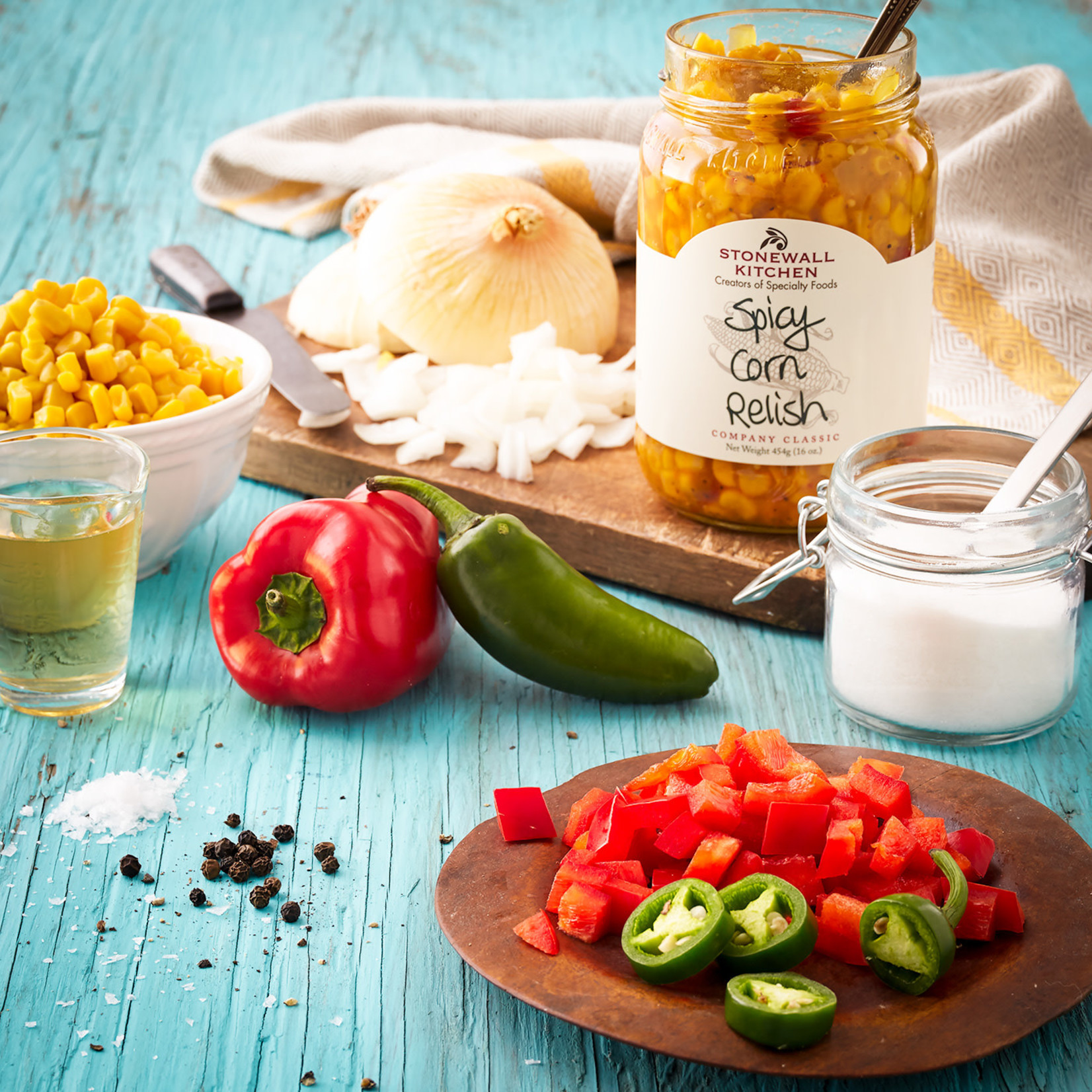 Stonewall Kitchen Spicy Corn Relish 17oz | Stonewall Kitchen