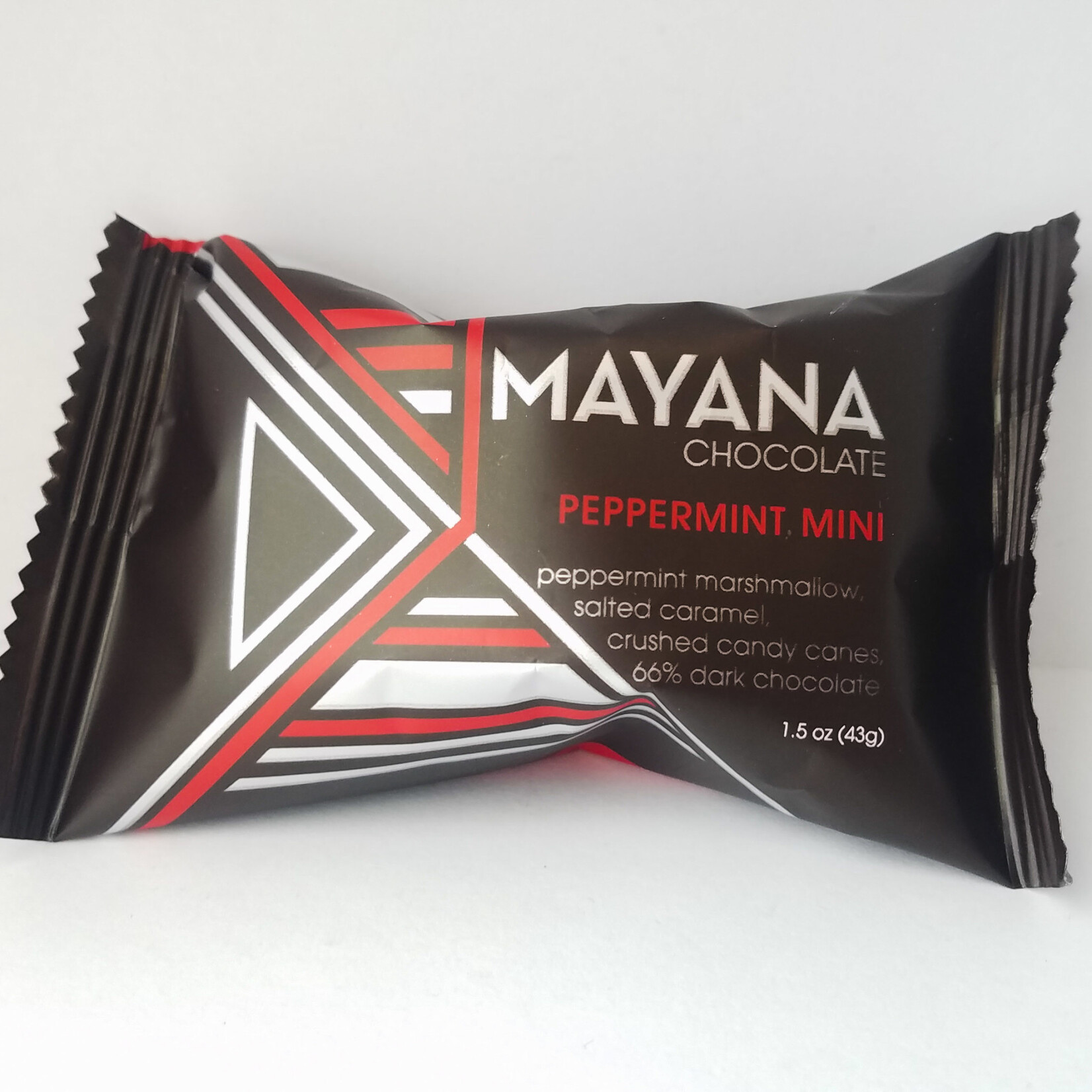 Mayana Chocolate Peppermint Crunch Mini Bar | Mayana Chocolate