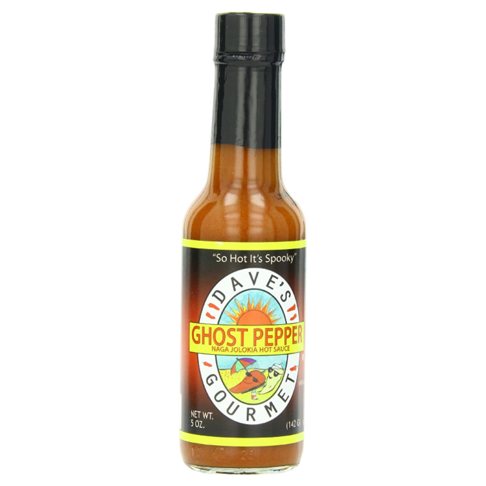 Dave's Gourmet Ghost Pepper Naga Jolokia Hot Sauce | Heat Rating: 10