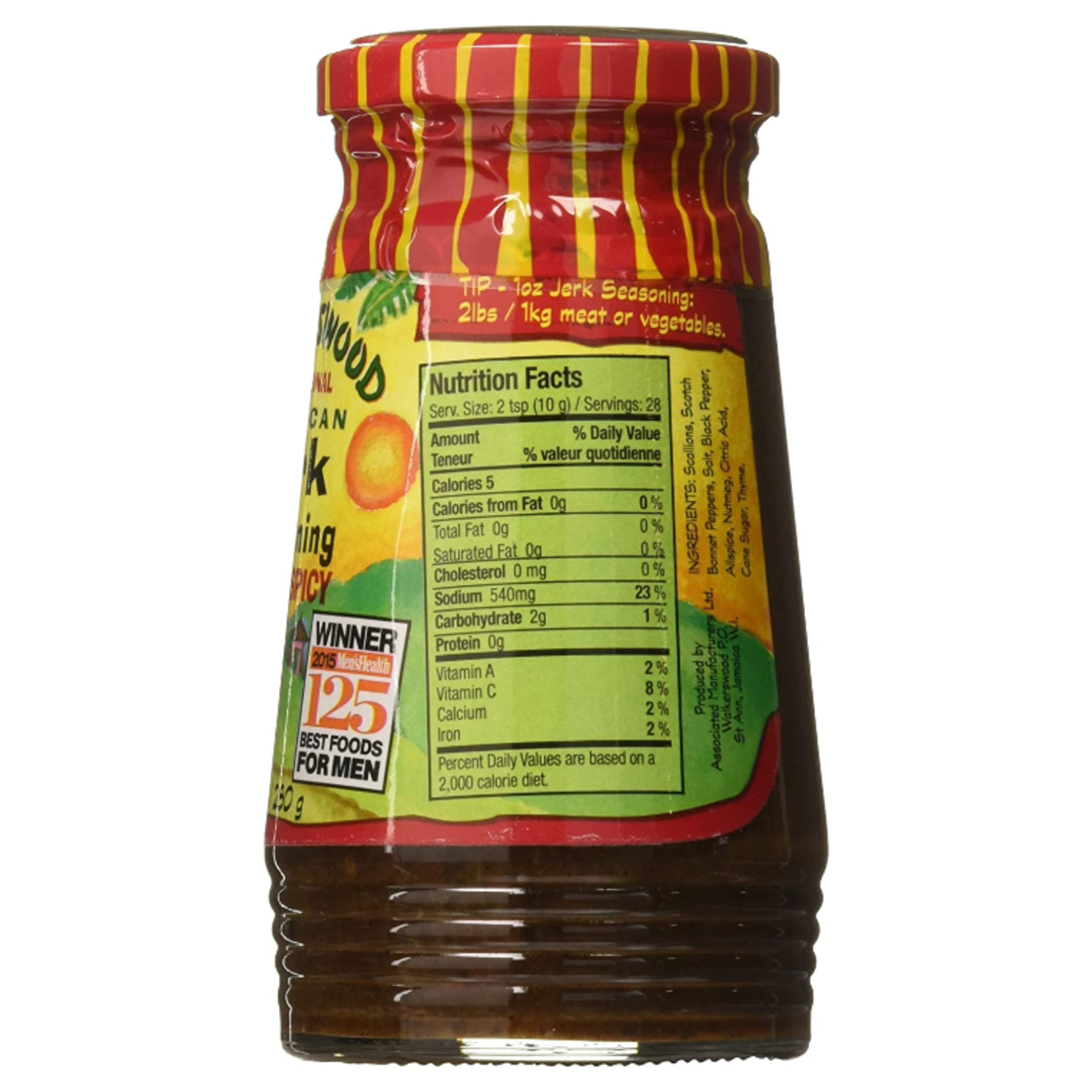Walkerswood Hot Jamaican Jerk Seasoning 10 oz. | Heat Rating: 5