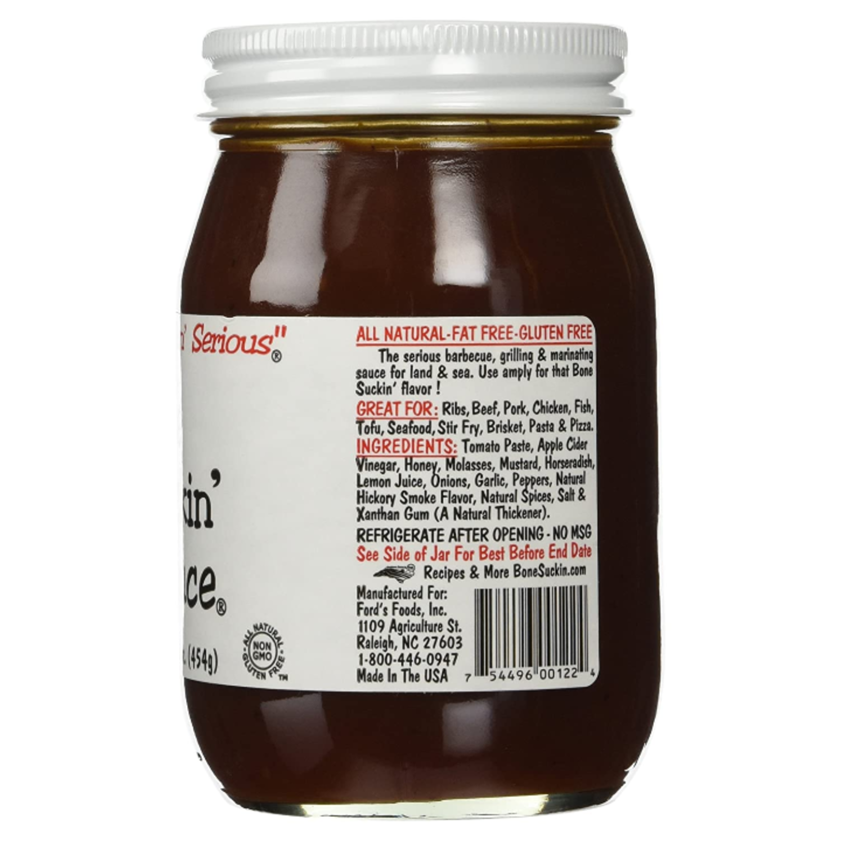 Bone Suckin' Sauce Original Sweet Southern BBQ Sauce | Heat Rating: 2