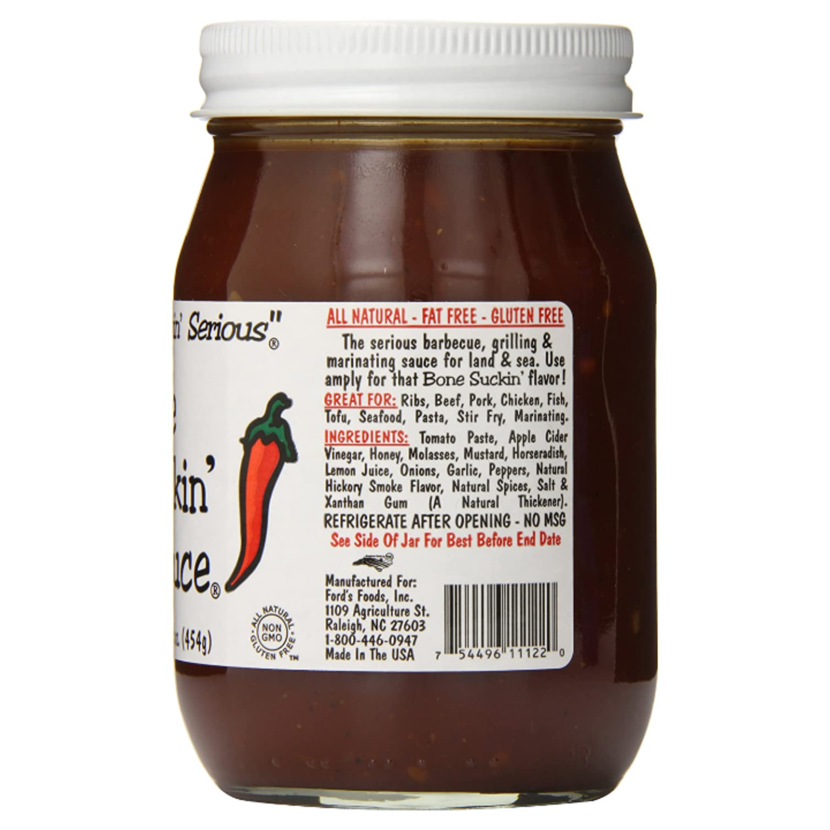 Bone Suckin' Sauce Bone Suckin' Sweet Southern Hot Barbecue Sauce