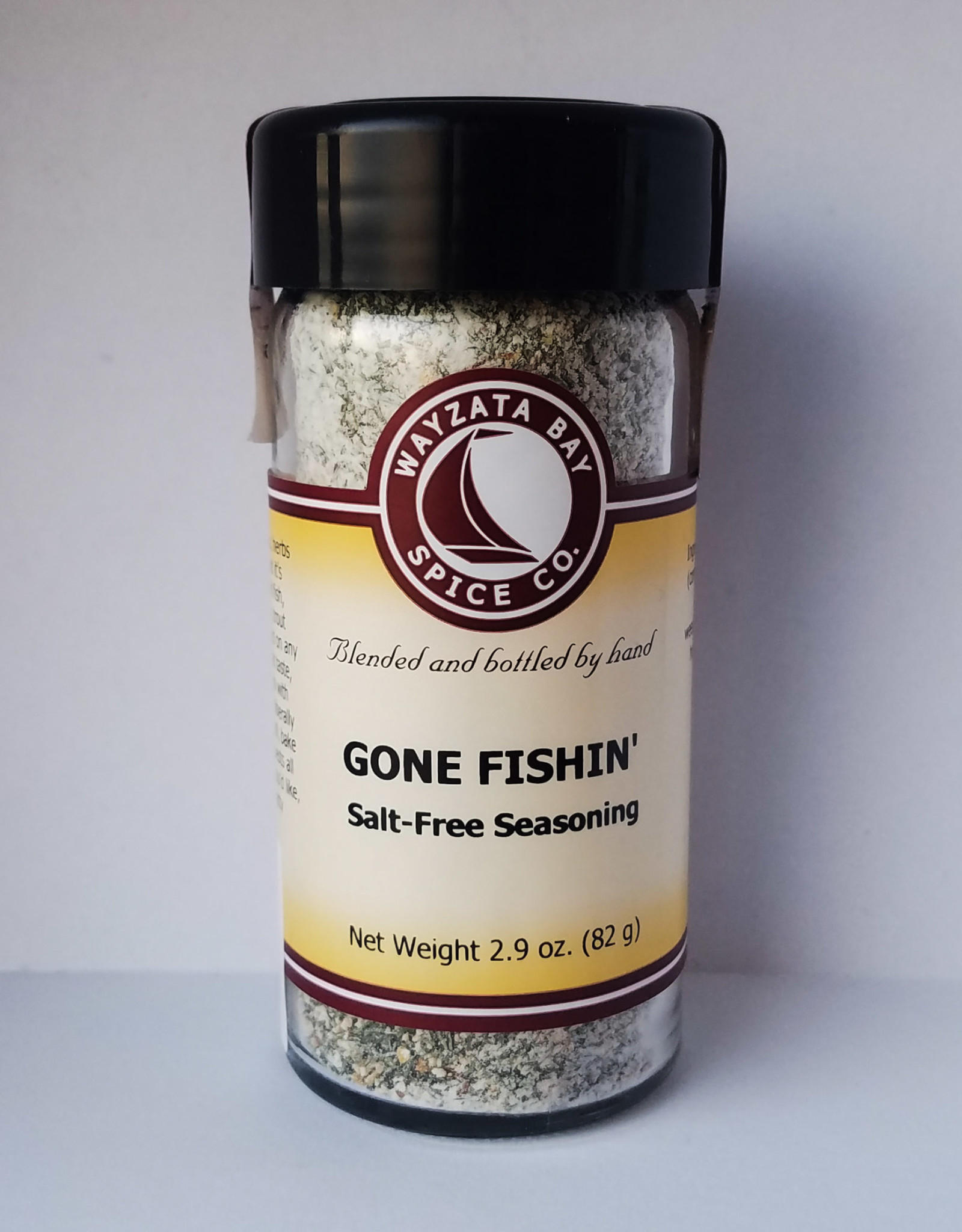 Wayzata Bay Spice Co. Gone Fishin (salt free) Seasoning
