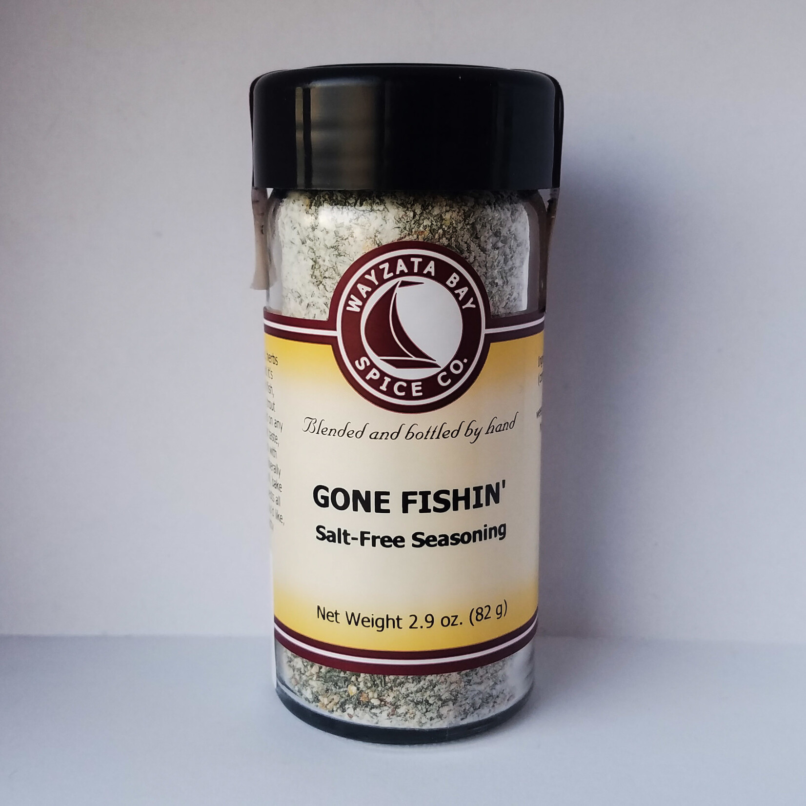 Wayzata Bay Spice Co. Gone Fishin (salt free) Seasoning