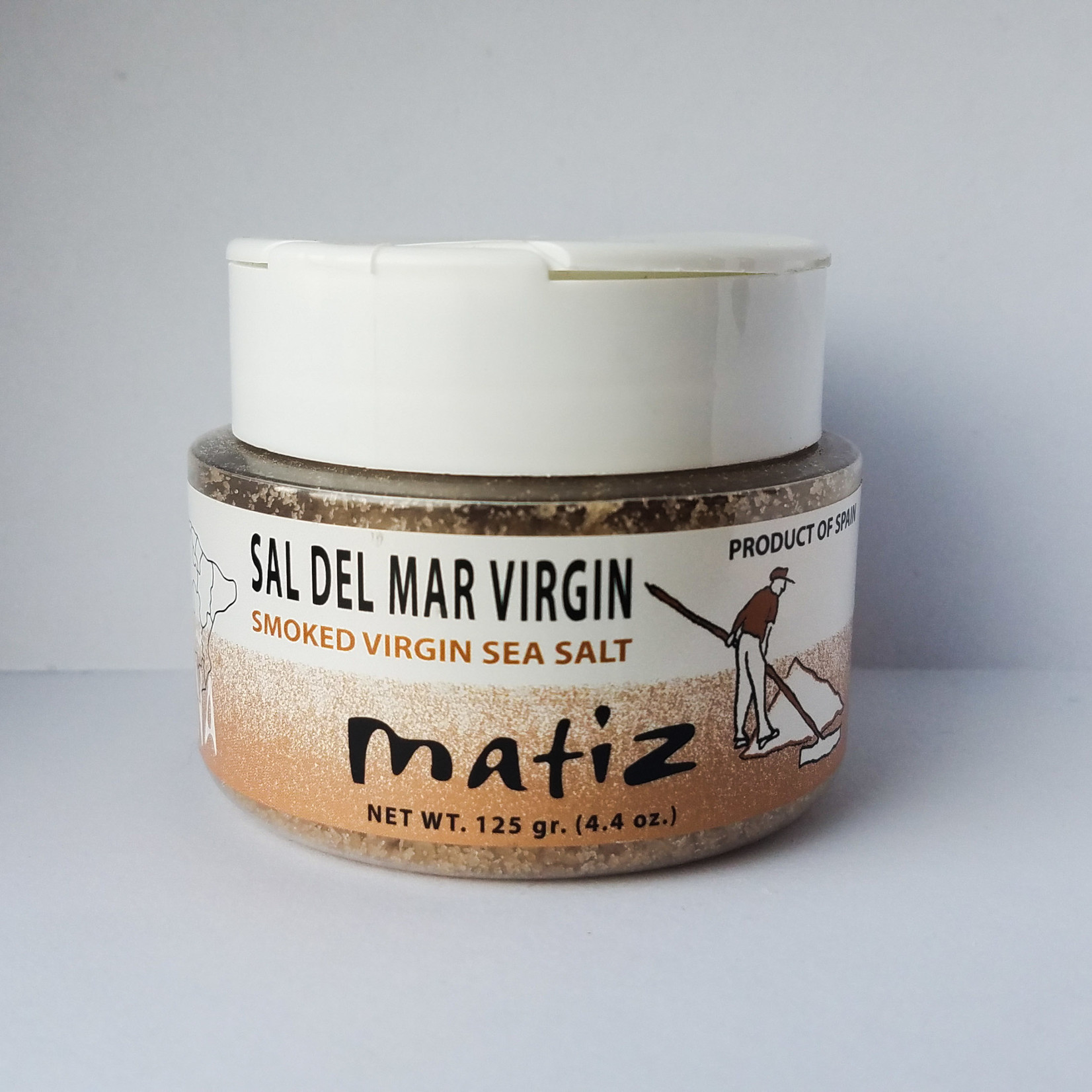 Great Ciao Smoked Grey Sea Salt, Matiz Mediterranean, Spain, 125g