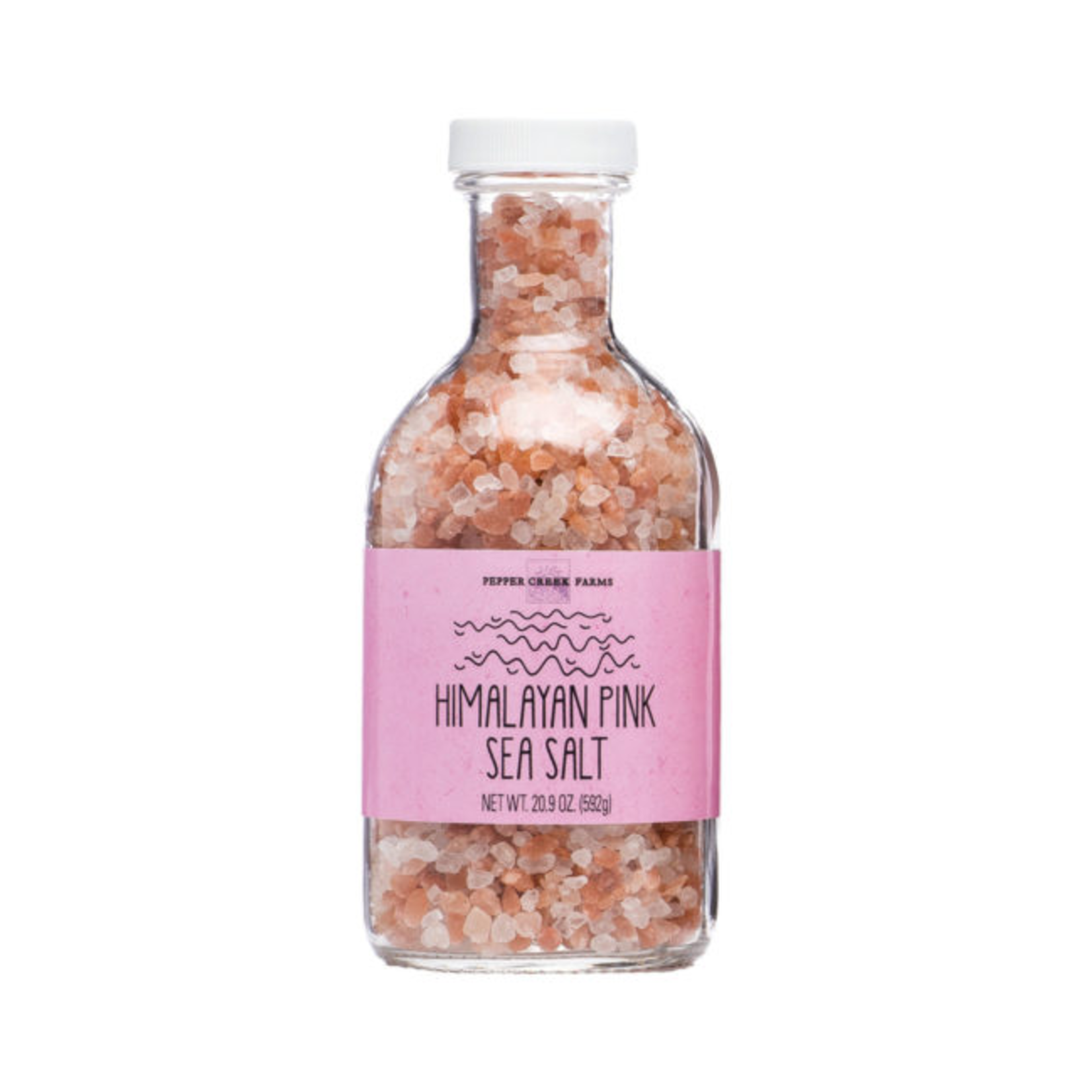 Pepper Creek Farms Himalayan Pink Sea Salt Stout Jar 20.9 Oz. | Pepper Creek Farms