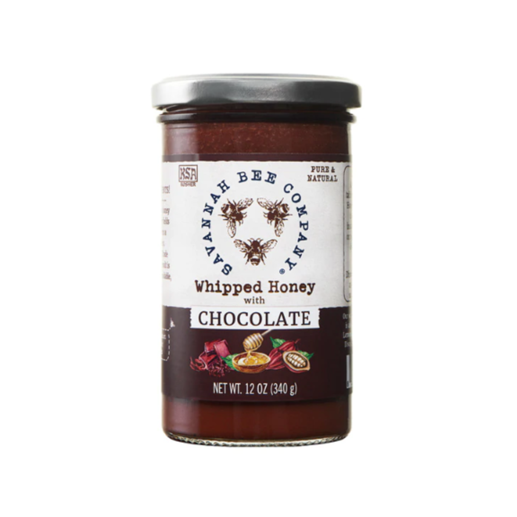 Savannah Bee Co. Whipped Honey w/Chocolate 12oz | Savannah Bee Co.
