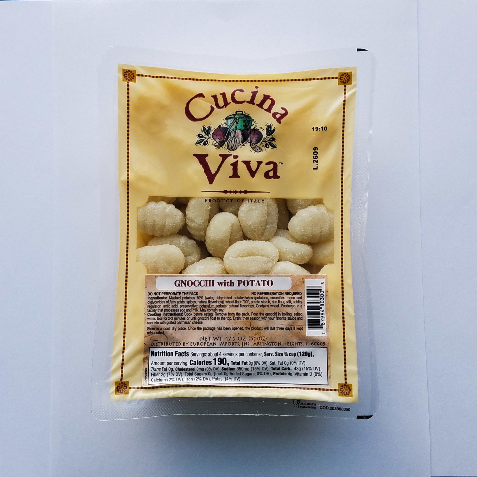 Cucina Viva Gnocchi, Potato