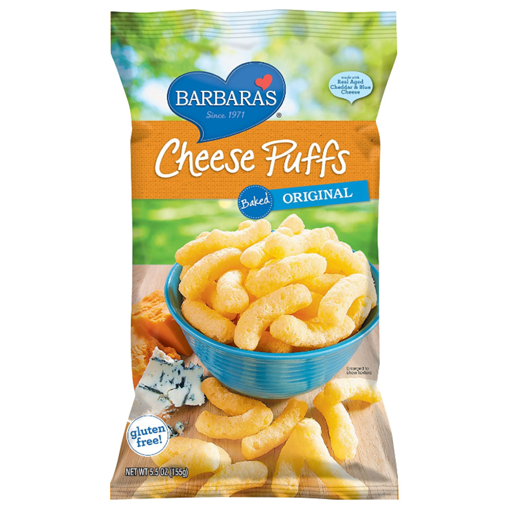 UNFI Barbara's Cheese Puffs, Baked