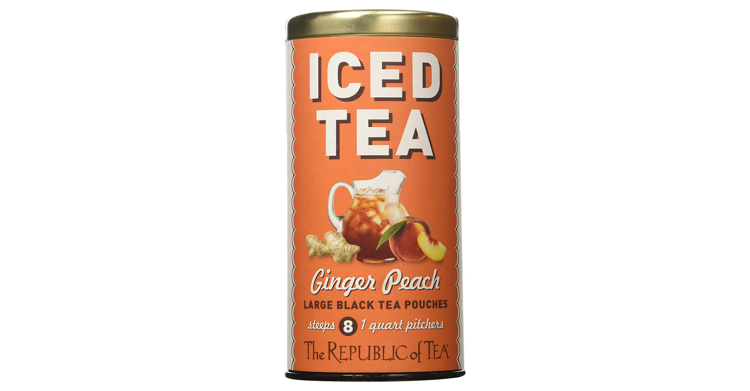 Ginger Peach Black Iced Tea, 8 Pouches Duluth Kitchen Co