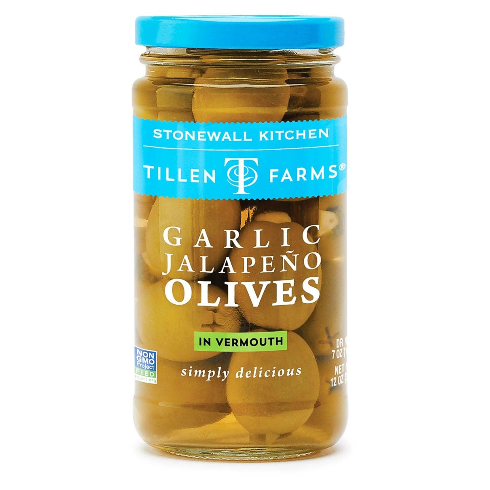 Stonewall Kitchen Tillen Farms Garlic Jalapeno Olives
