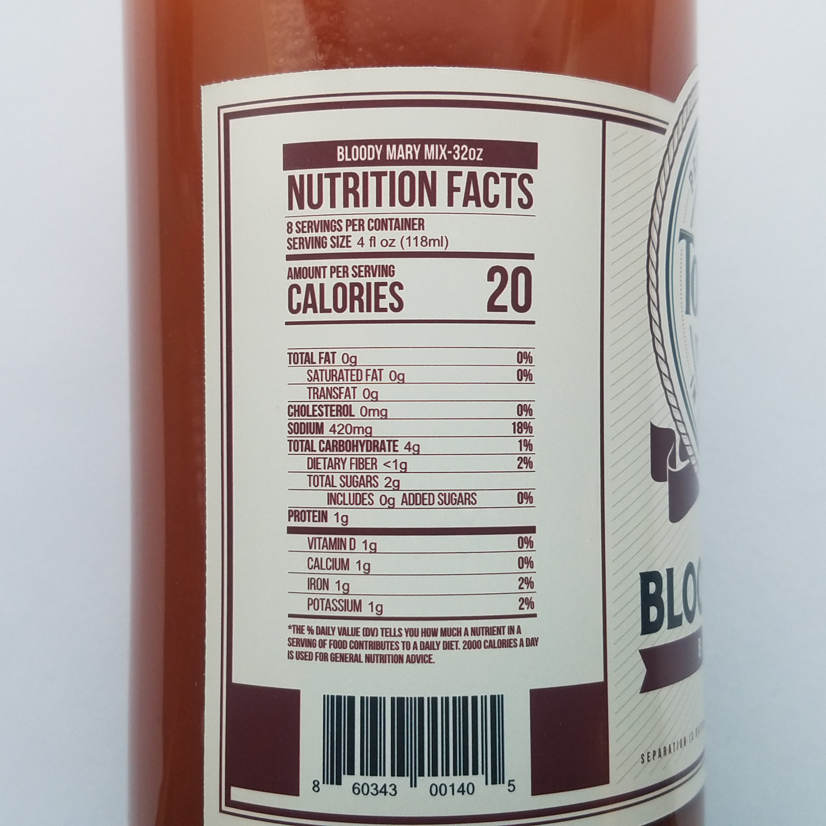 Topside Bloody Mary Mixer | Topside