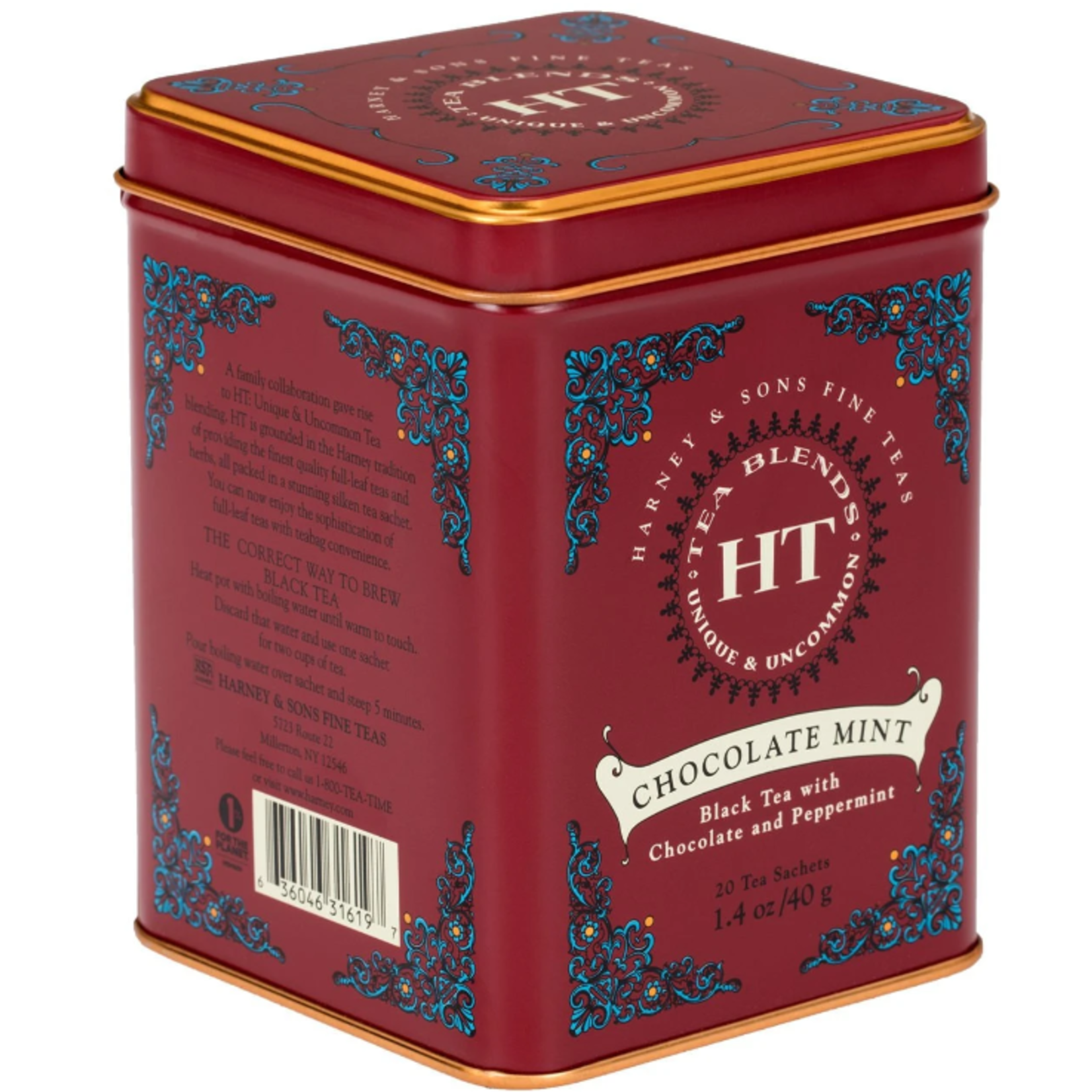 Harney & Sons Chocolate Mint Black Tea, Tin | Harney & Sons