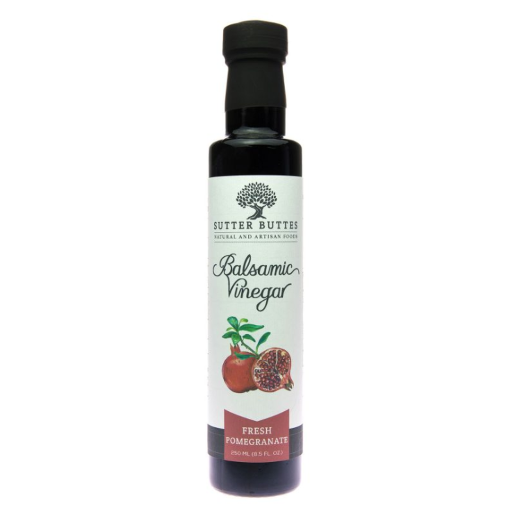 Sutter Buttes Olive Oil Pomegranate Dark Balsamic Vinegar, 250 ml | Sutter Buttes Olive Oil