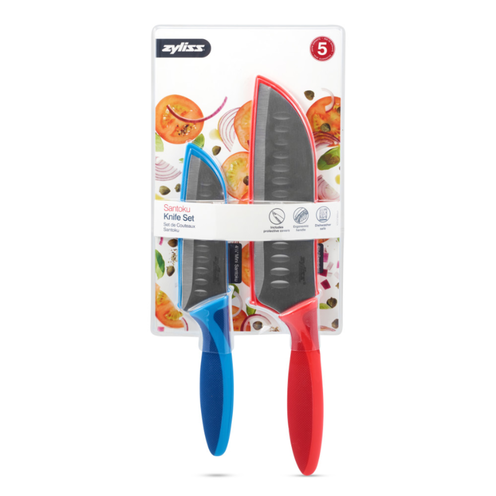 DKB Zyliss/Cole&Mason/Swissmar/AdHoc Classic 2pc Santoku Knife Set