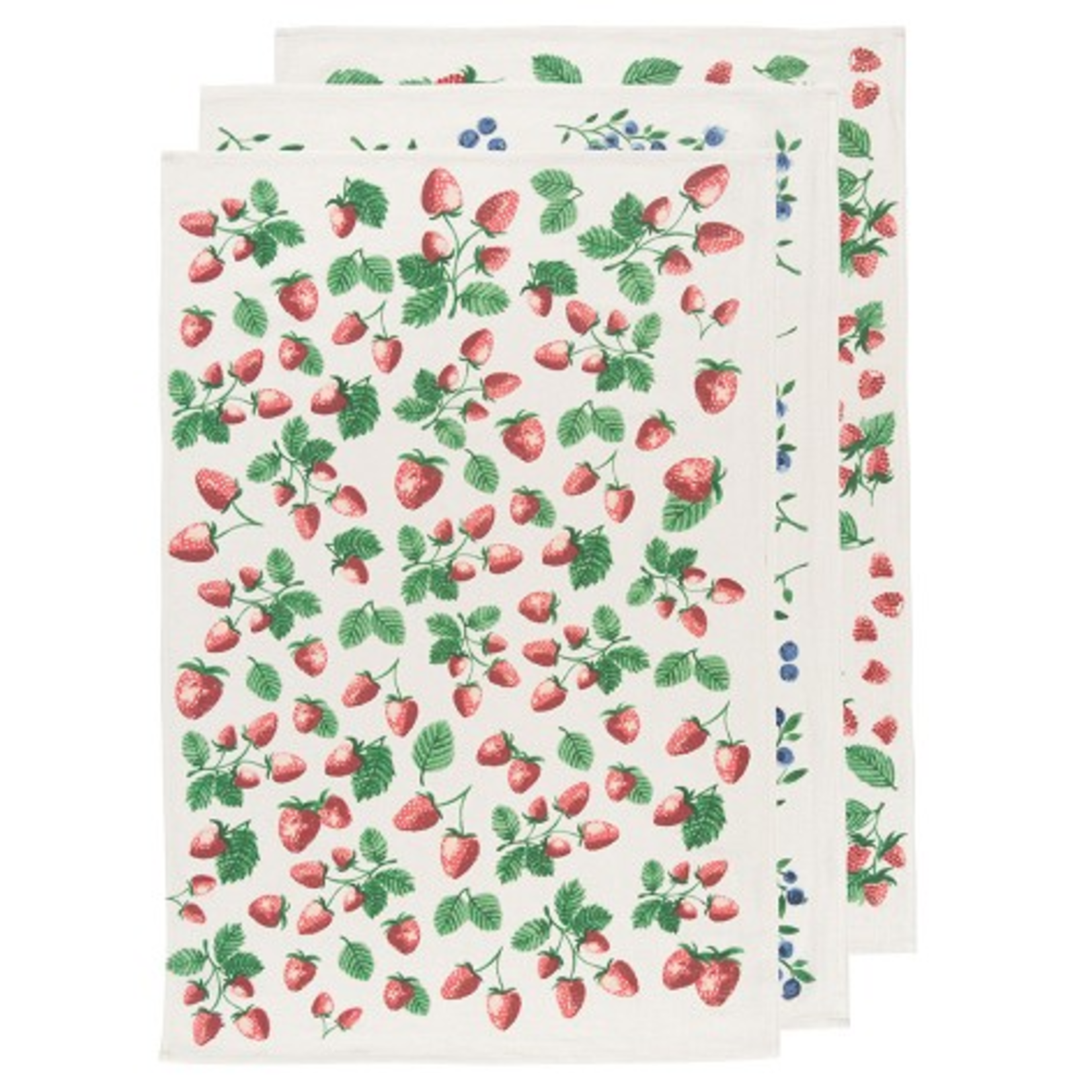 Now Designs Dishtowel Floursack Set/3 - Berry Patch