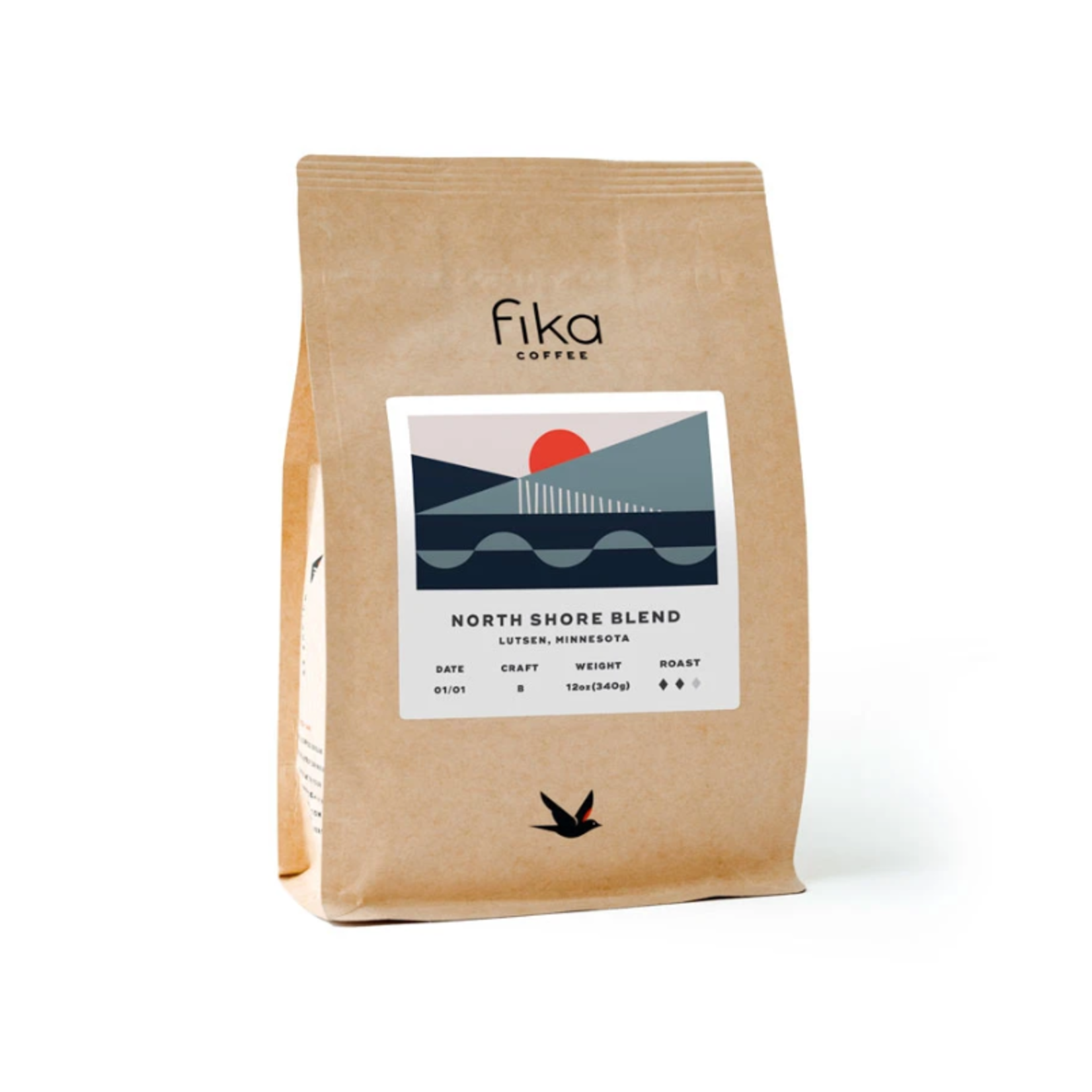 Fika Coffee North Shore Blend, 12 oz, Whole Bean | Fika Coffee