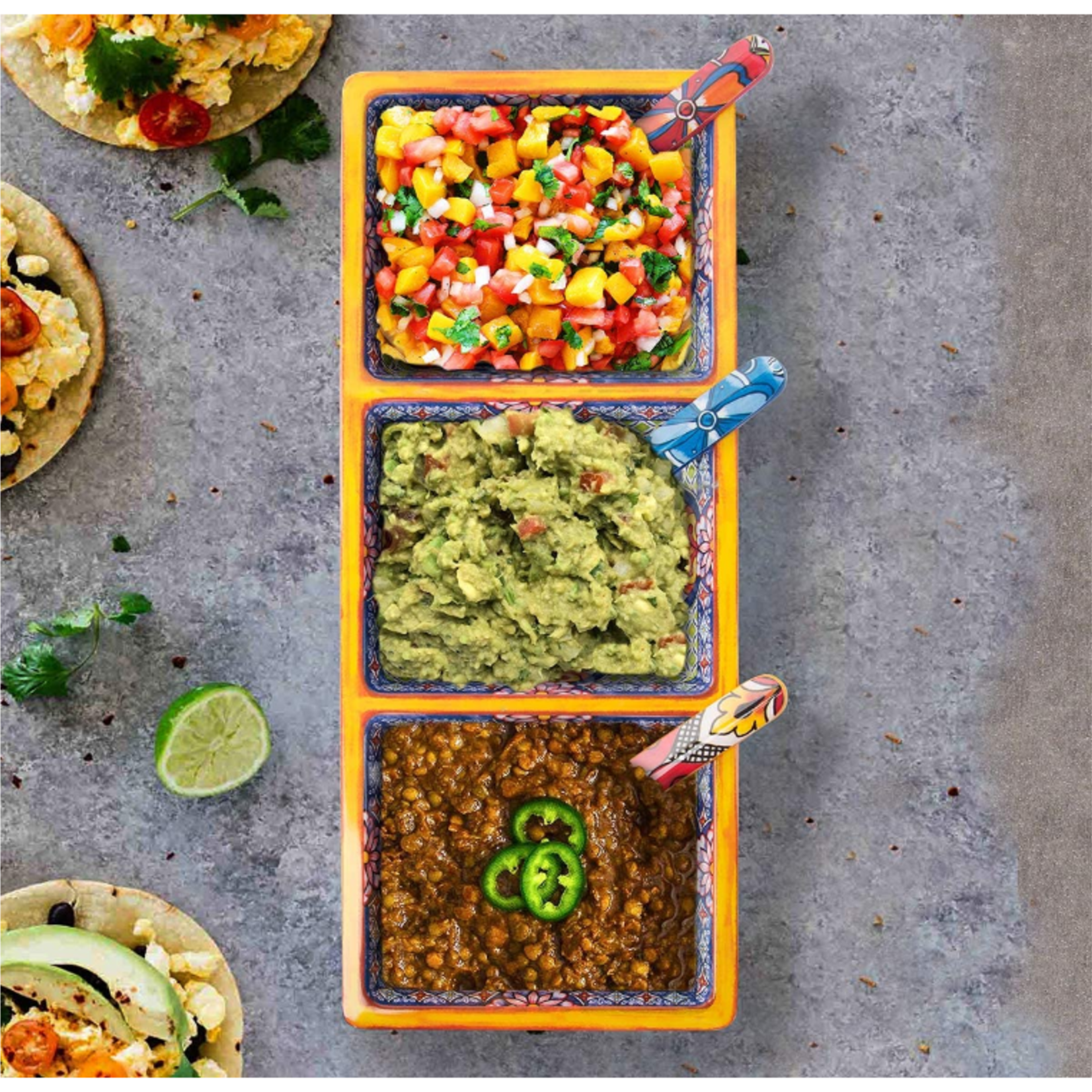 Prepara Taco Spoon, Set 2, Blue | Prepara