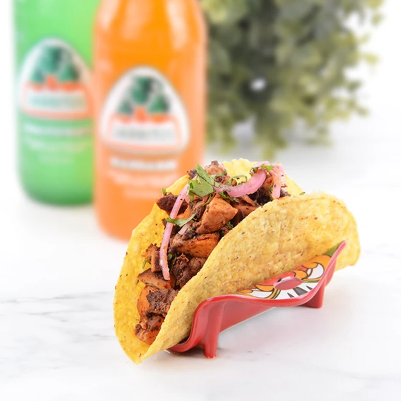 Prepara Taco Holder, Red | Prepara