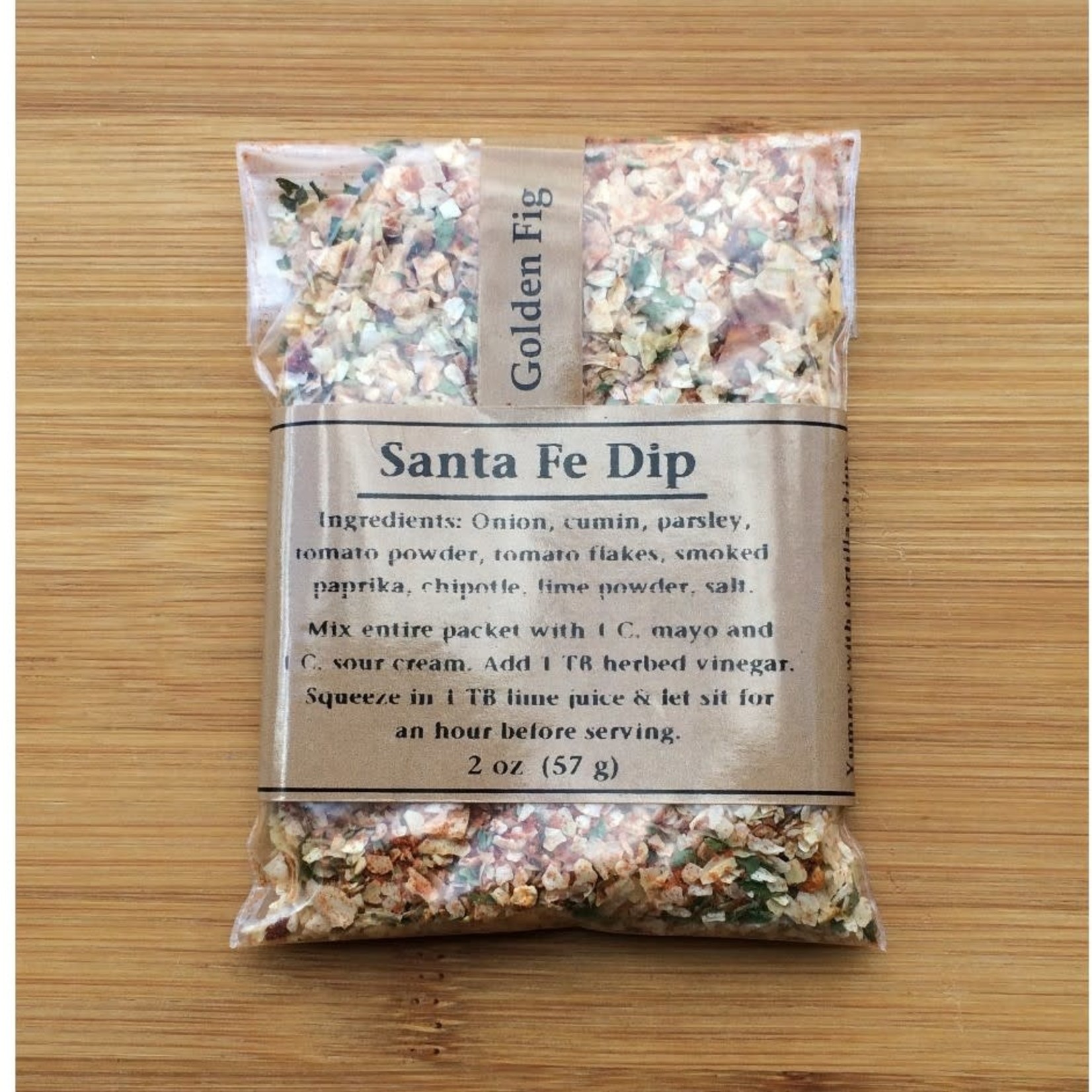 Golden Fig Epicurean Delight Santa Fe Dip Packet | Golden Fig Epicurean Delight