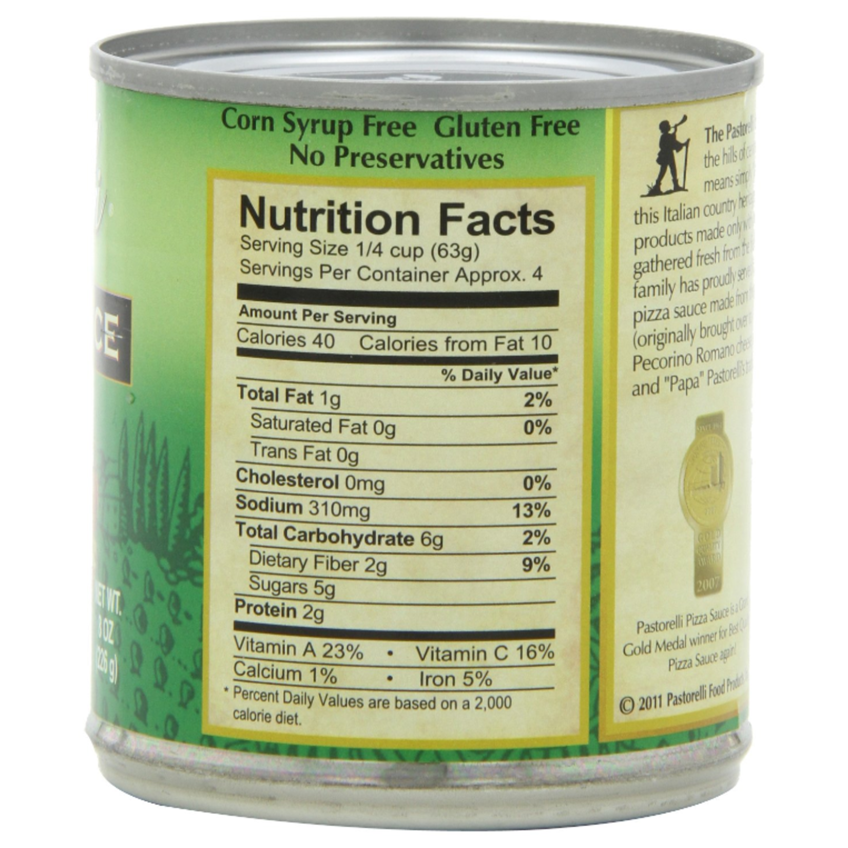 Pastorelli Pizza Sauce