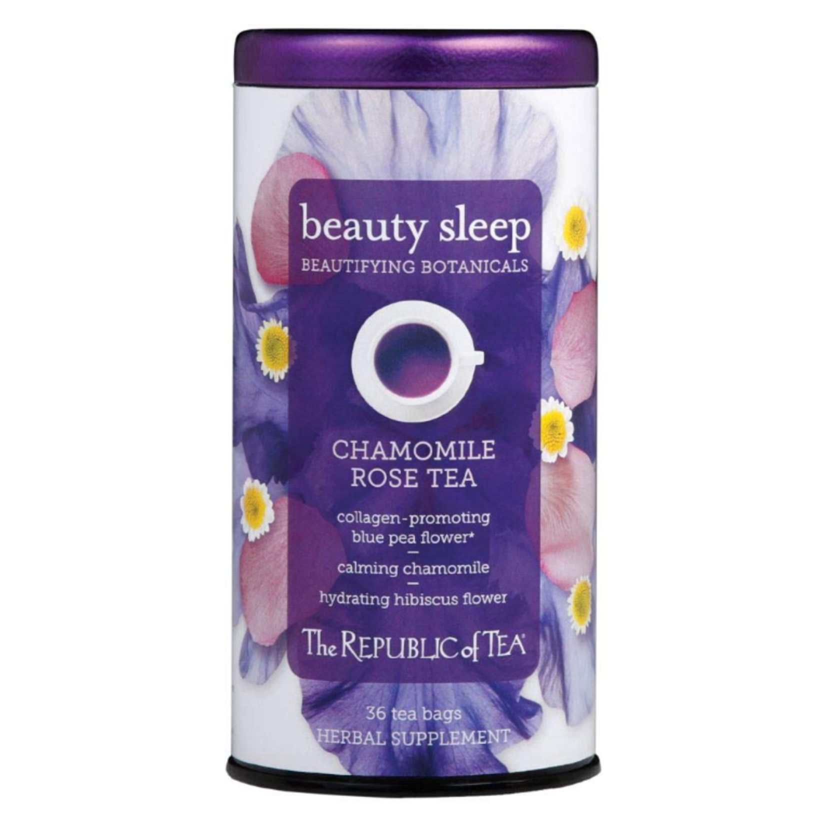 The Republic of Tea Beauty Sleep Tea 36 Bag Tin