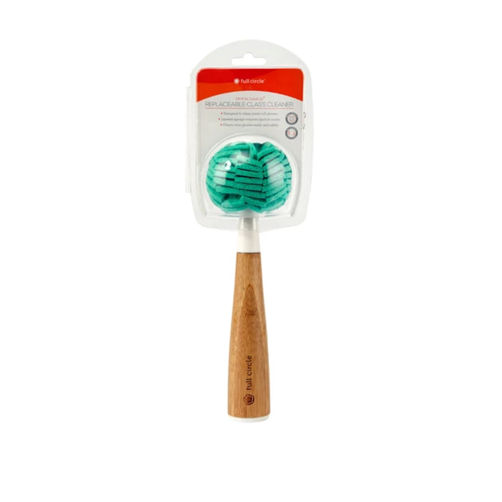 Full Circle Crystal Clear Glass Cleaner Brush | Full Circle