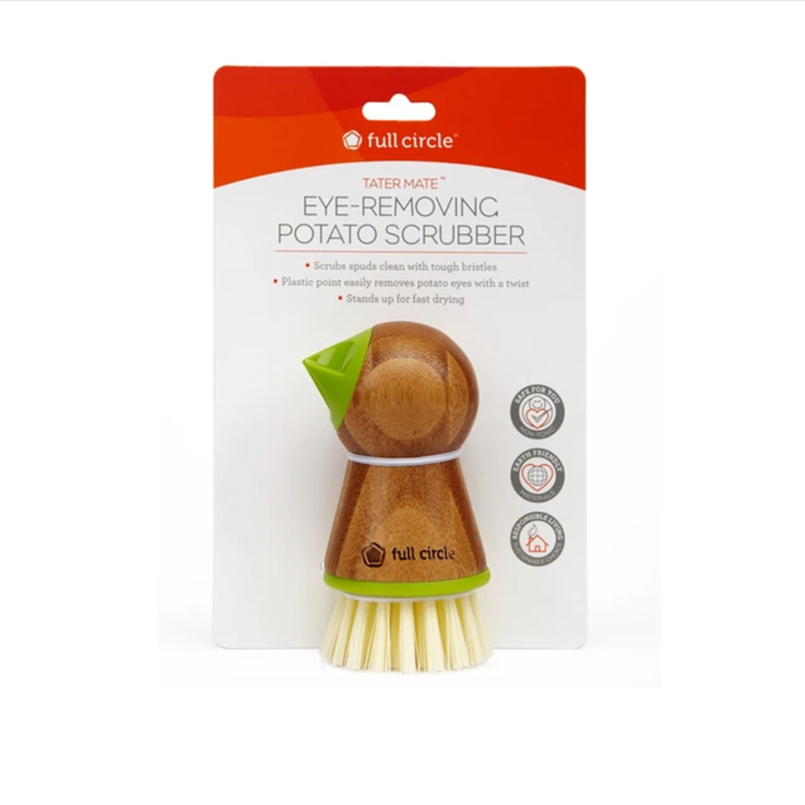 Full Circle Tater Mate Potato Brush w/ Eye Remover | Full Circle