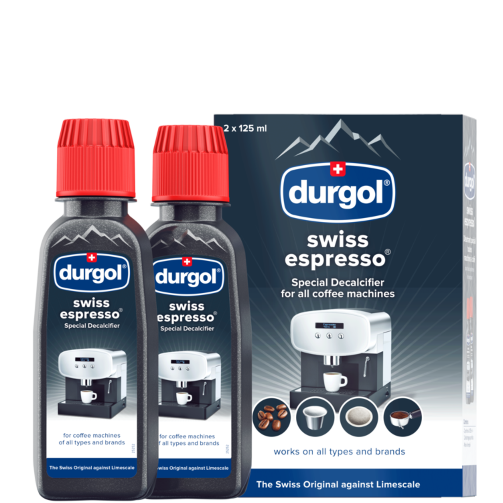 Frieling durgol® Swiss Espresso®, 2 x 4.2 fl. oz.