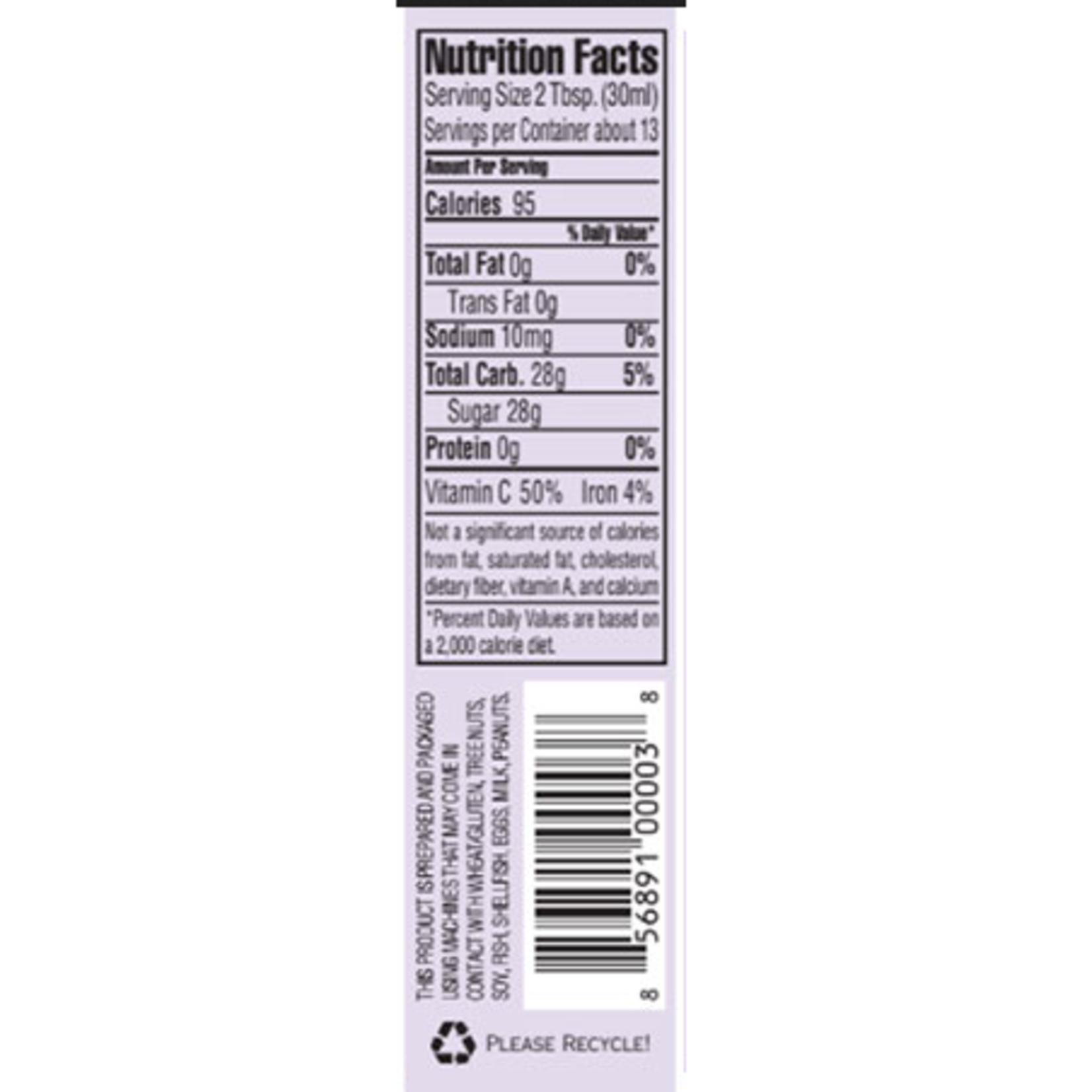 Sonoma Syrup Co. Simple Syrup, Lavender | Sonoma Syrup Co.