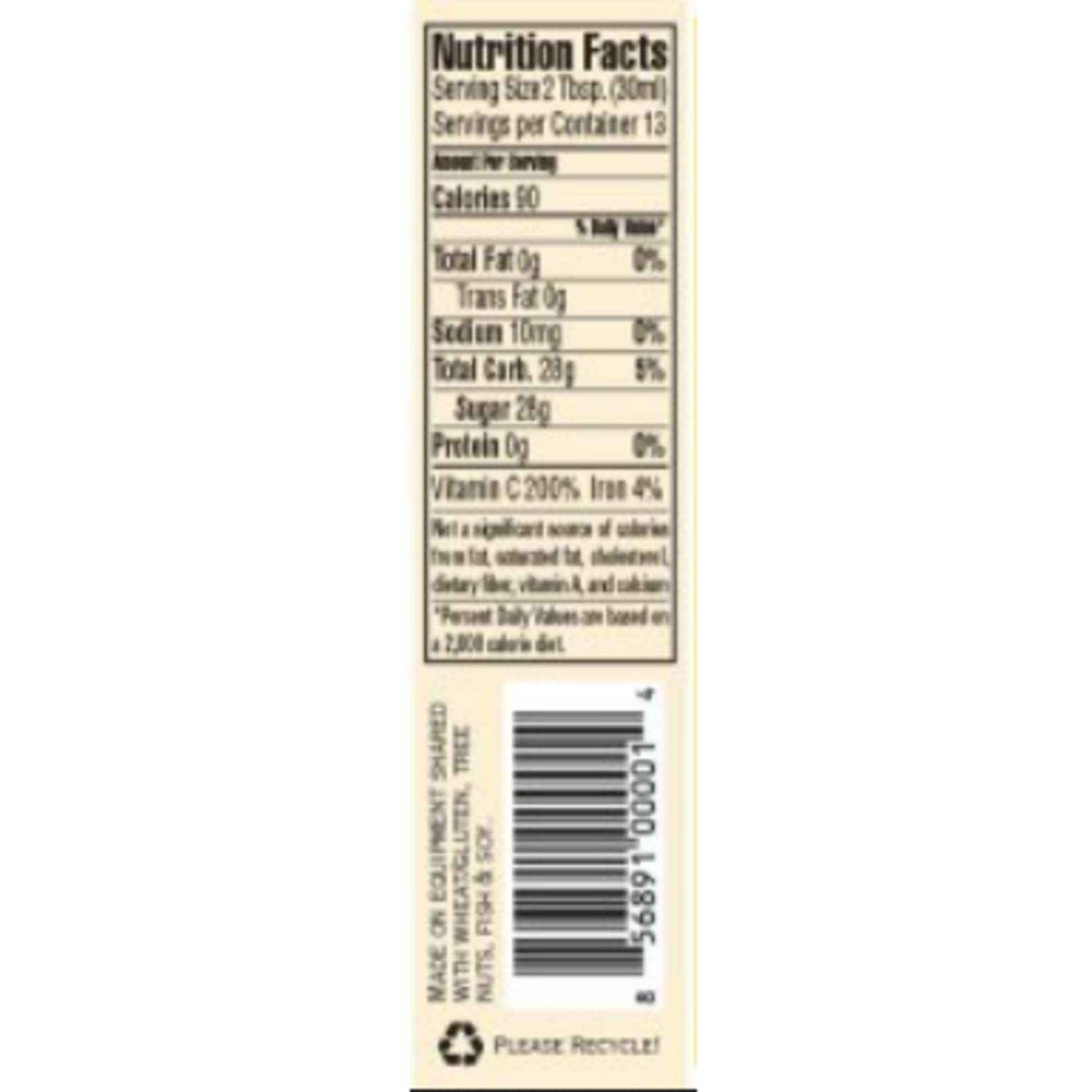 Sonoma Syrup Co. Simple Syrup, Meyer Lemon | Sonoma Syrup Co.