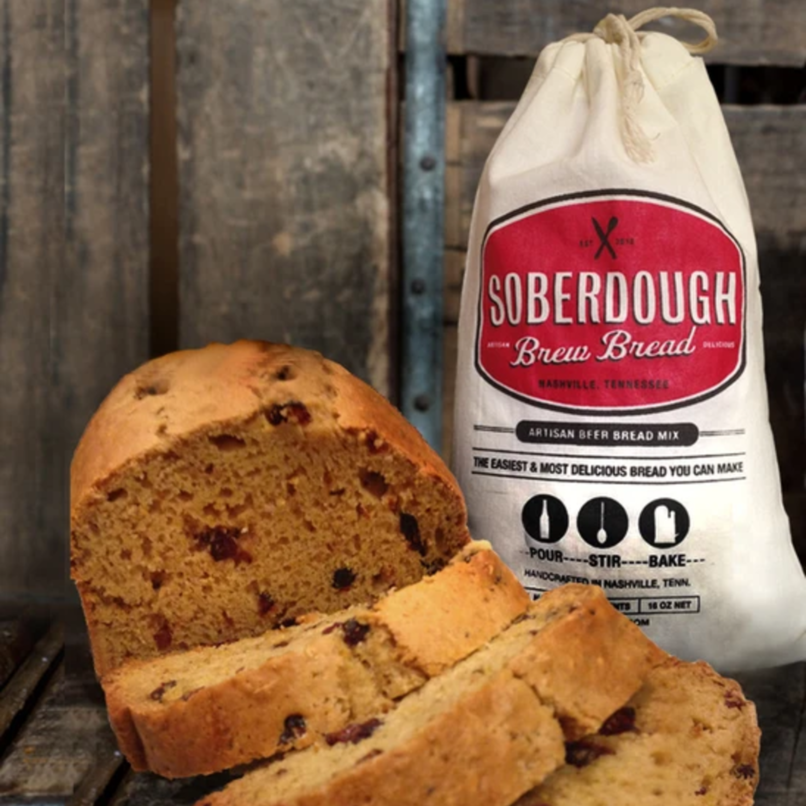 Soberdough Soberdough, Cranberry Orange Bread