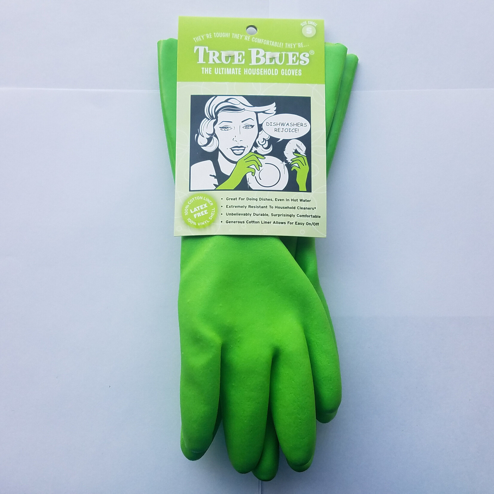 Star Kitchen and Home Rubber Gloves, Green