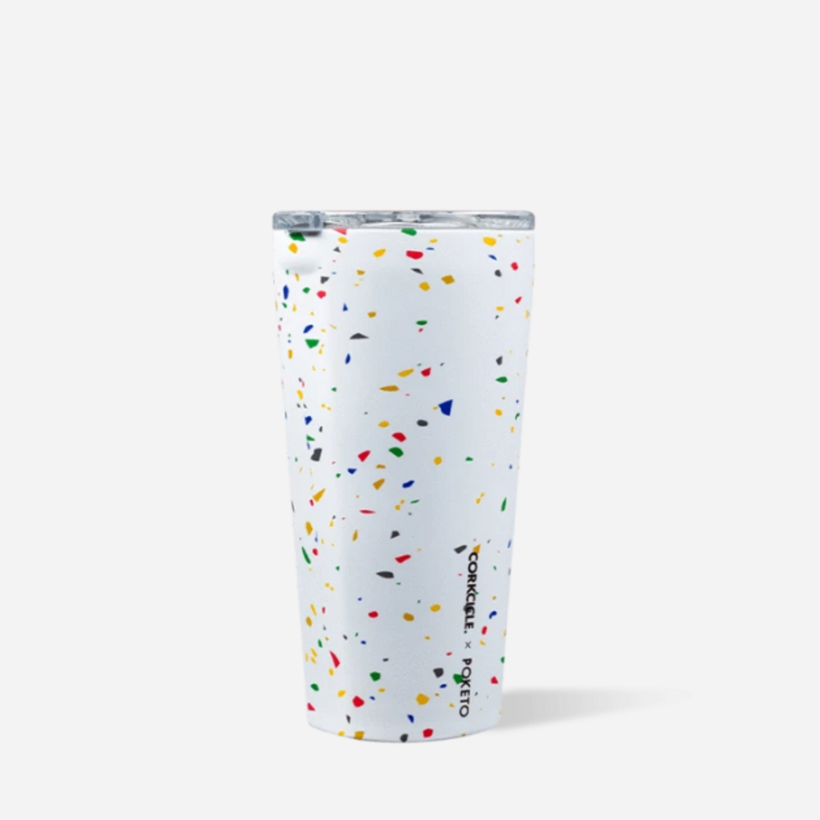 Corkcicle Corkcicle Tumbler 16oz, White Terrazzo