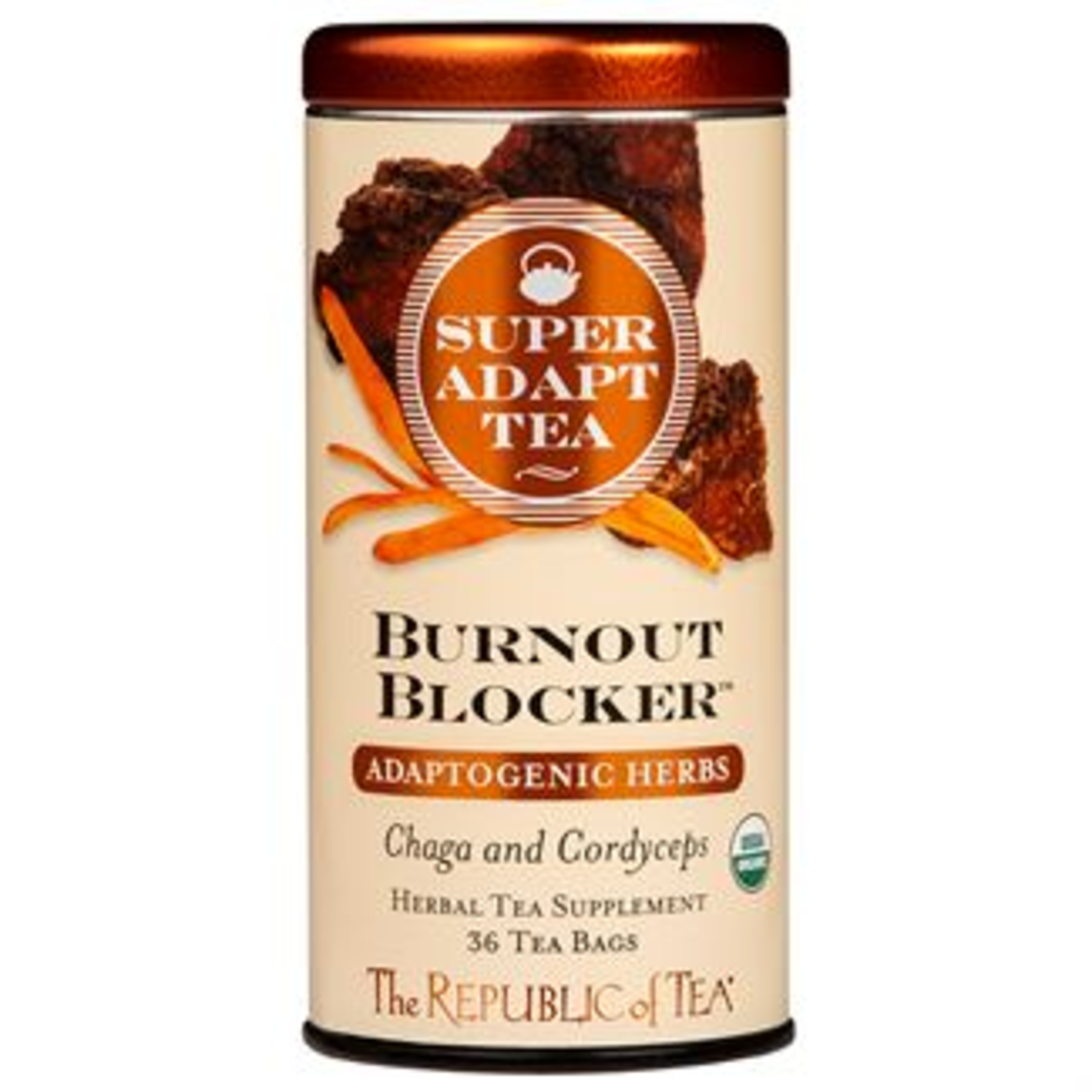 The Republic of Tea SuperAdapt Burnout Blocker Organic Tea (36 TB's) | The Republic of Tea