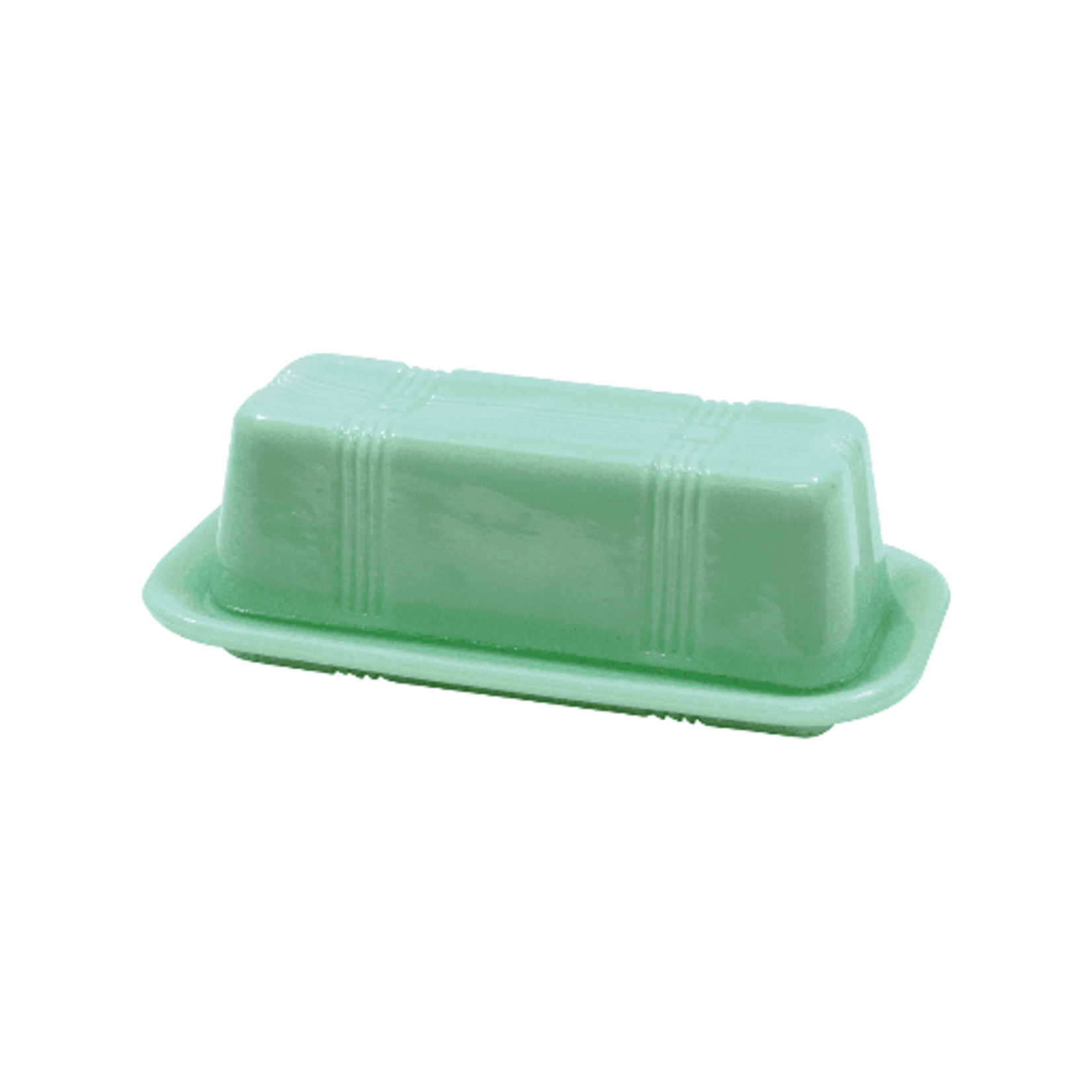 Tablecraft Jadeite Glass Butter Dish | Tablecraft