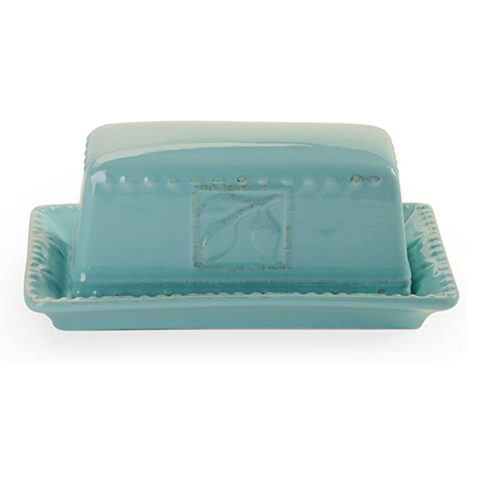 Sorrento Butter Dish, Aqua